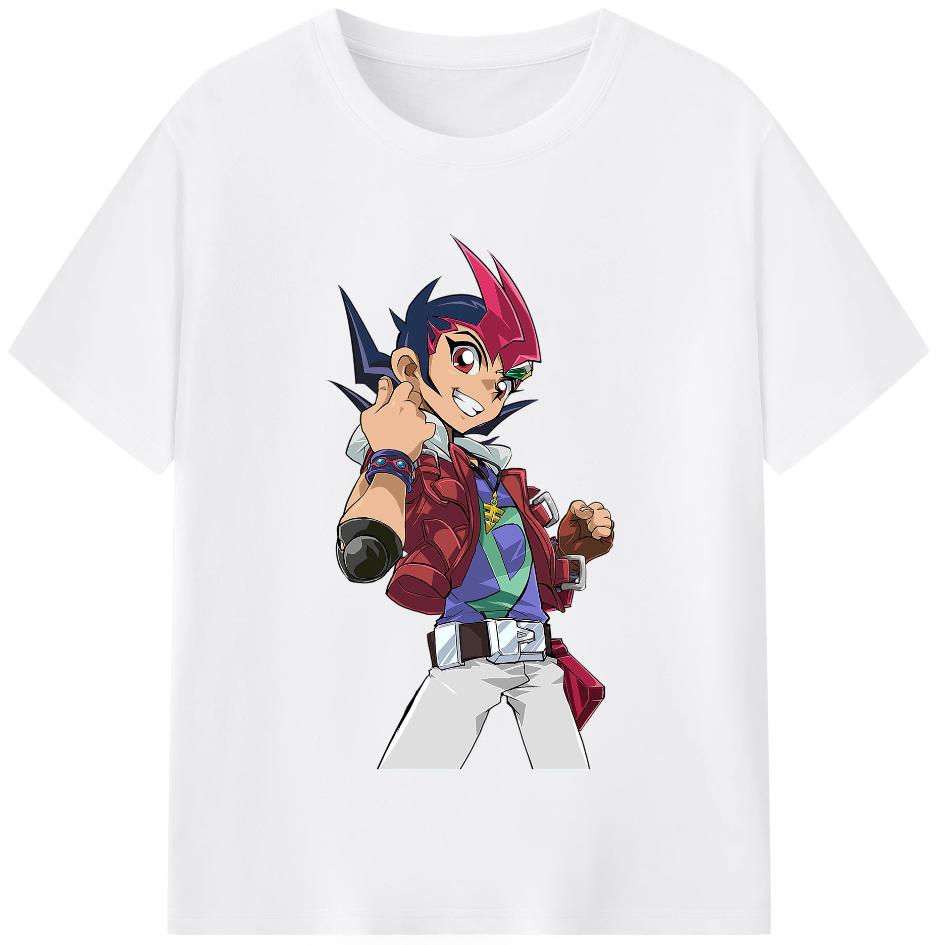 （画像用） 遊☆戯☆王 Yu-Gi-Oh! 綿100％半袖Tシャツ（フロントプリント）