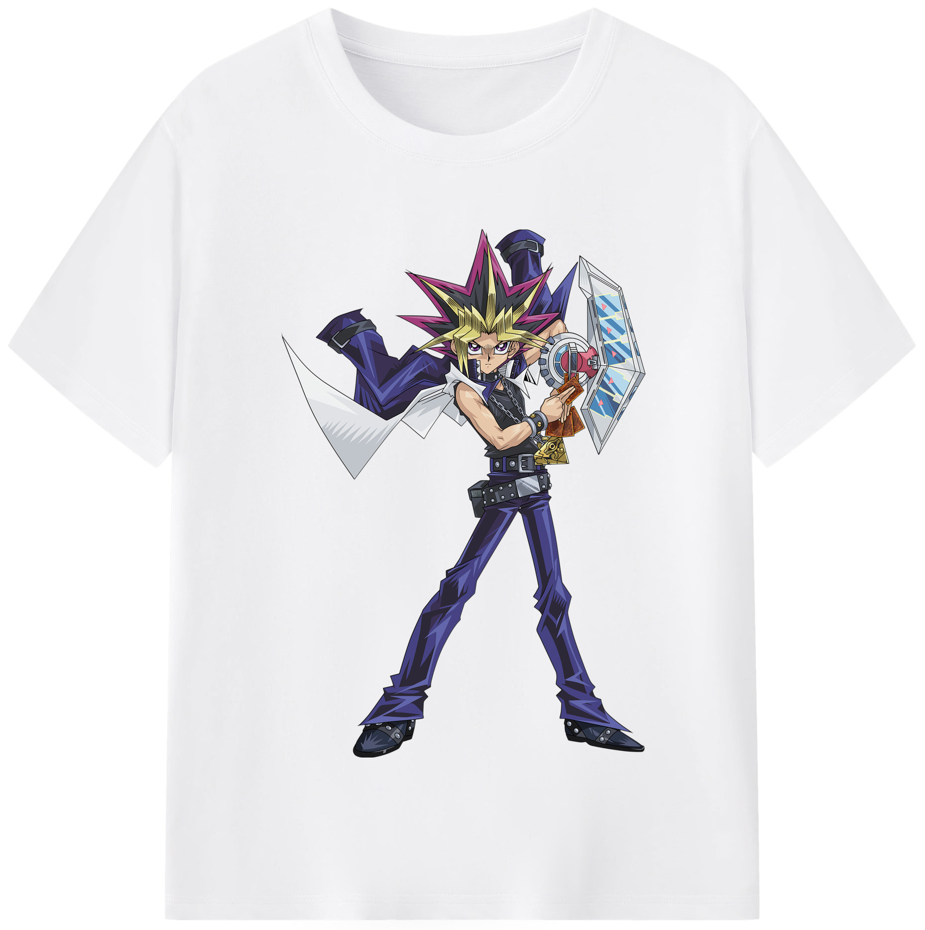 （画像用） 遊☆戯☆王 Yu-Gi-Oh! 綿100％半袖Tシャツ（フロントプリント）