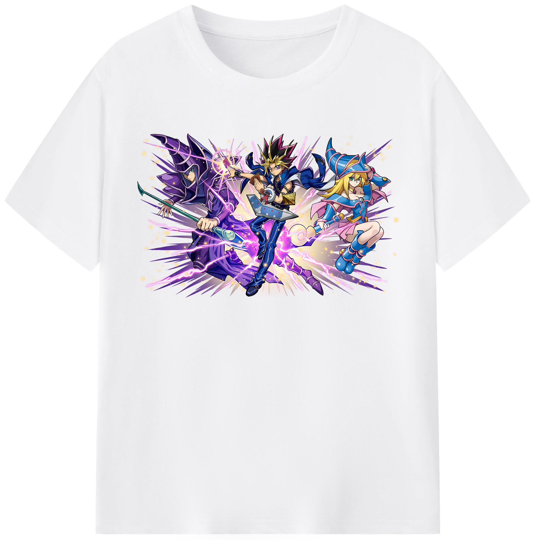 （画像用） 遊☆戯☆王 Yu-Gi-Oh! 綿100％半袖Tシャツ（フロントプリント）