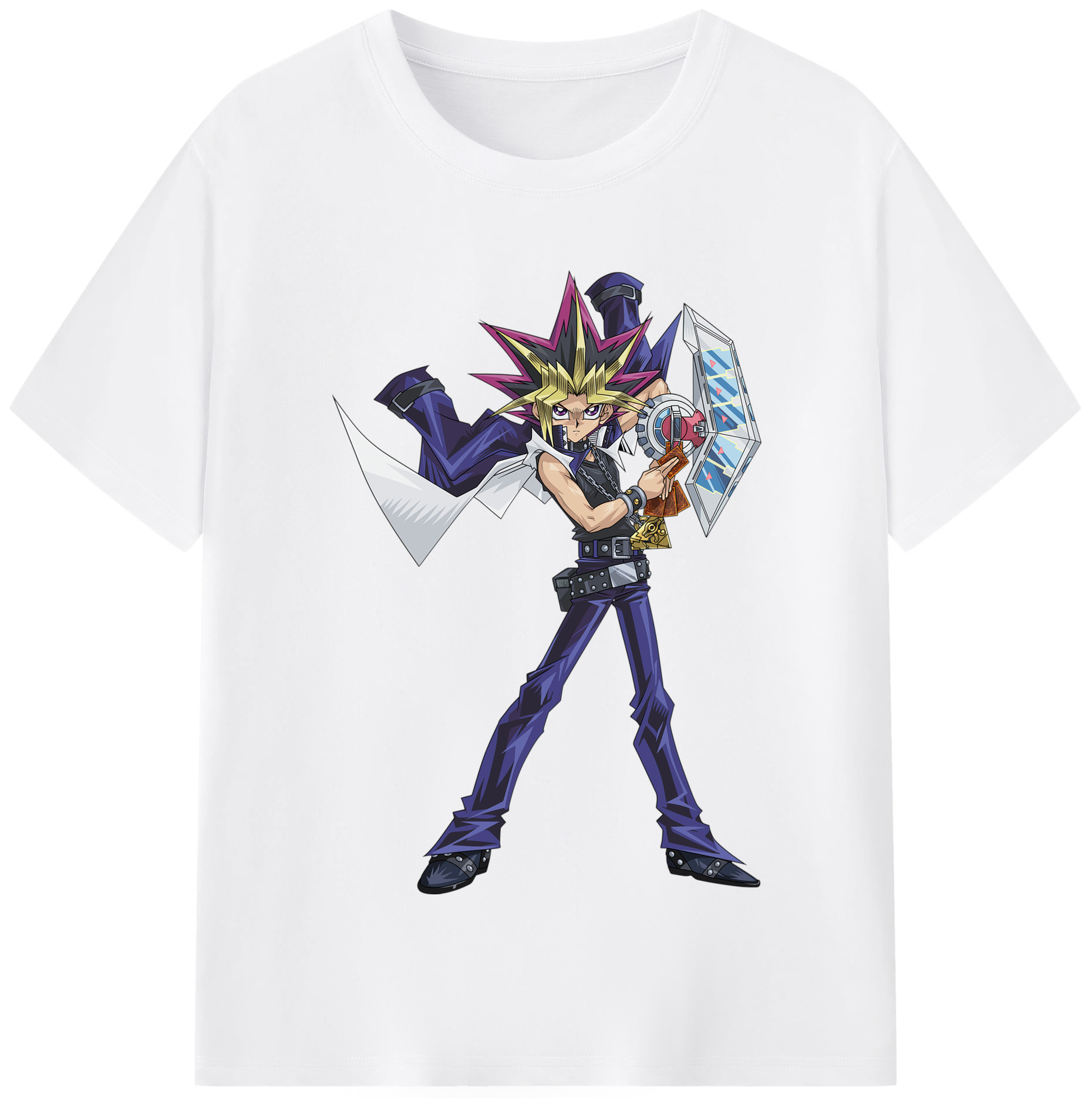 （画像用） 遊☆戯☆王 Yu-Gi-Oh! 綿100％半袖Tシャツ（フロントプリント）