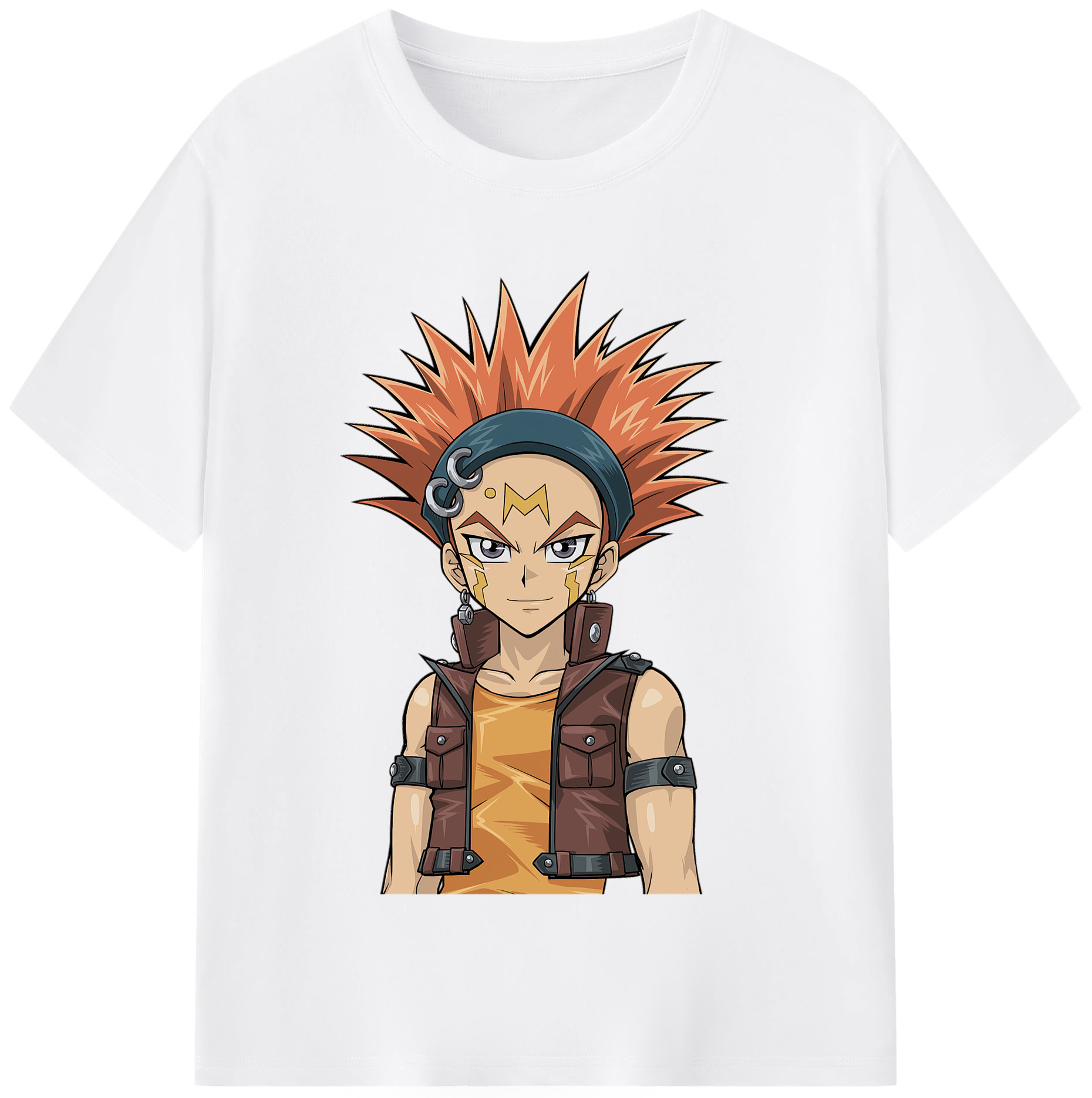 （画像用） 遊☆戯☆王 Yu-Gi-Oh! 綿100％半袖Tシャツ（フロントプリント）