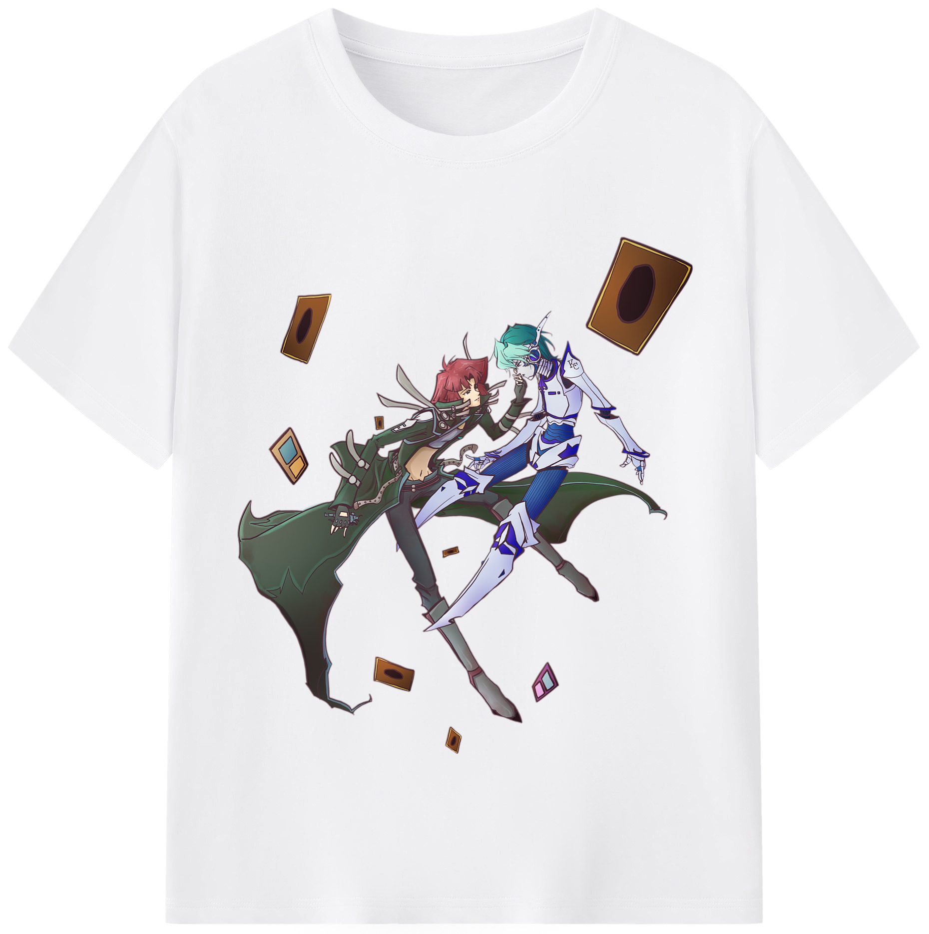 （画像用） 遊☆戯☆王 Yu-Gi-Oh! 綿100％半袖Tシャツ（フロントプリント）