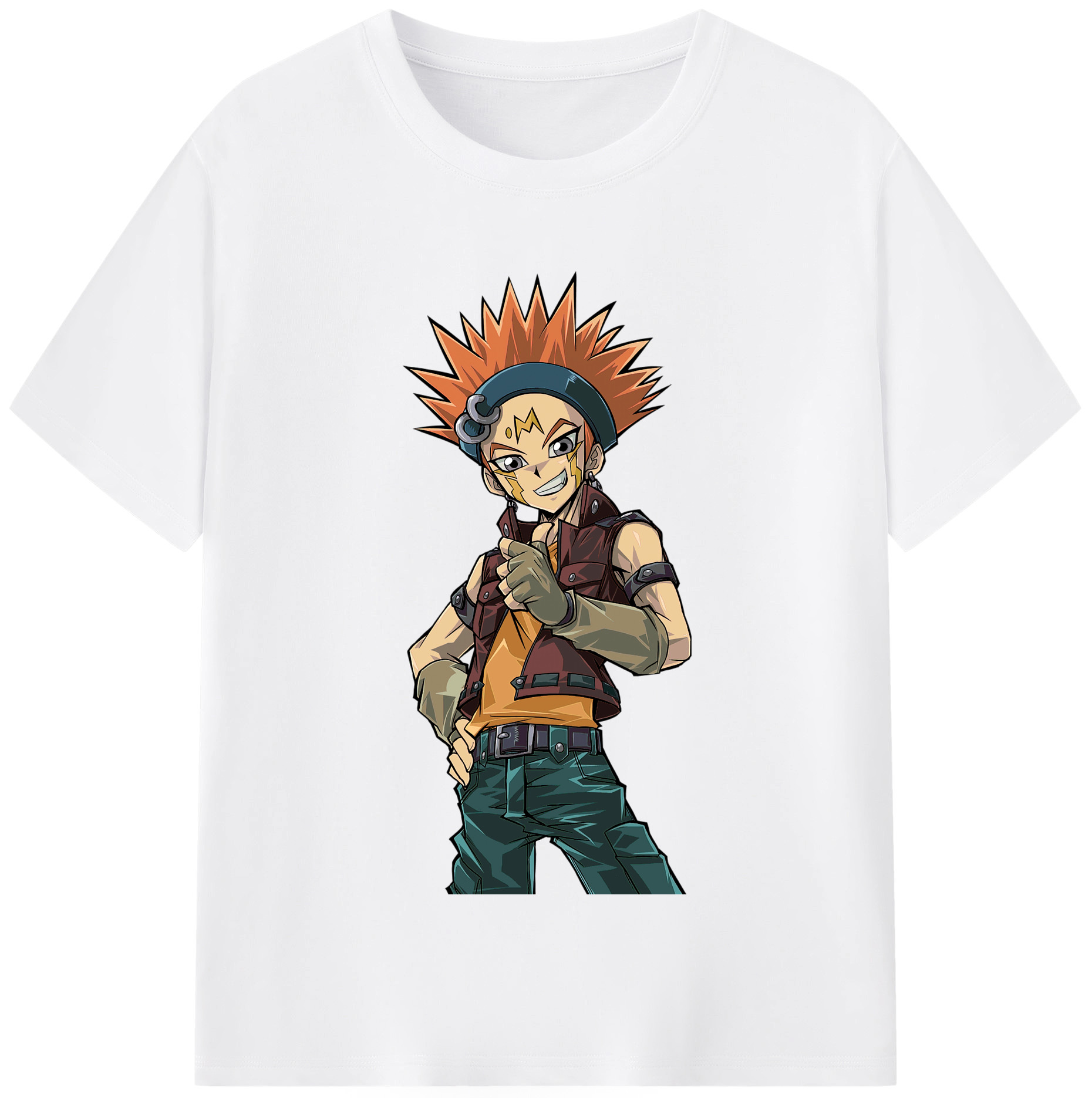 （画像用） 遊☆戯☆王 Yu-Gi-Oh! 綿100％半袖Tシャツ（フロントプリント）