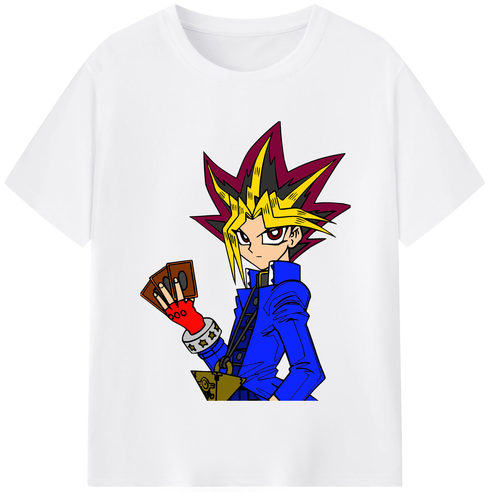 （画像用） 遊☆戯☆王 Yu-Gi-Oh! 綿100％半袖Tシャツ（フロントプリント）