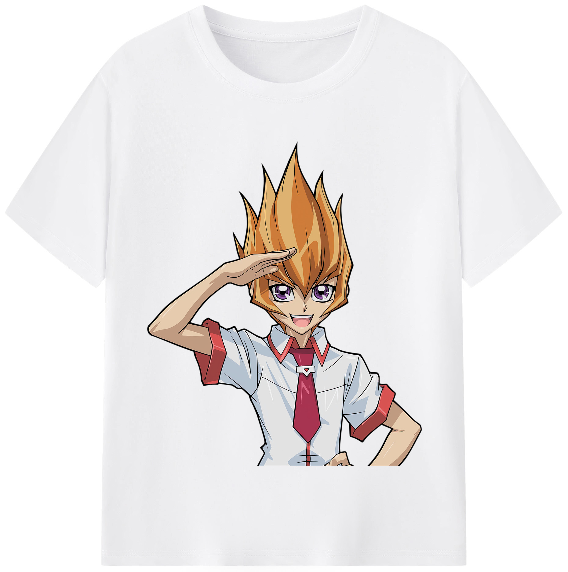 （画像用） 遊☆戯☆王 Yu-Gi-Oh! 綿100％半袖Tシャツ（フロントプリント）
