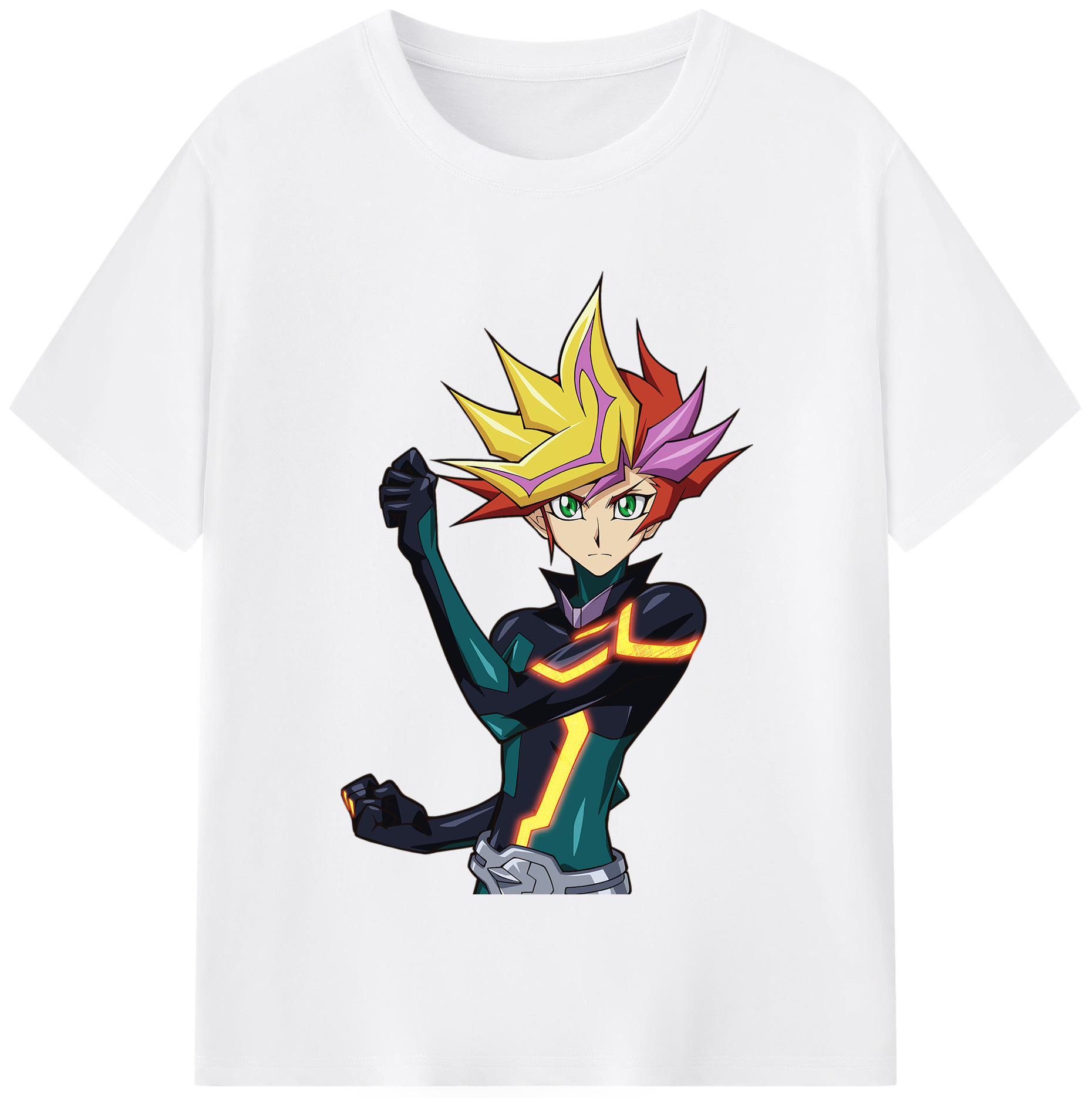 （画像用） 遊☆戯☆王 Yu-Gi-Oh! 綿100％半袖Tシャツ（フロントプリント）