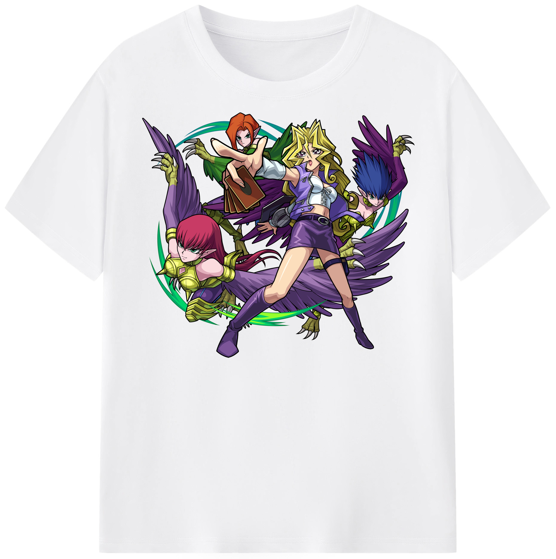 （画像用） 遊☆戯☆王 Yu-Gi-Oh! 綿100％半袖Tシャツ（フロントプリント）