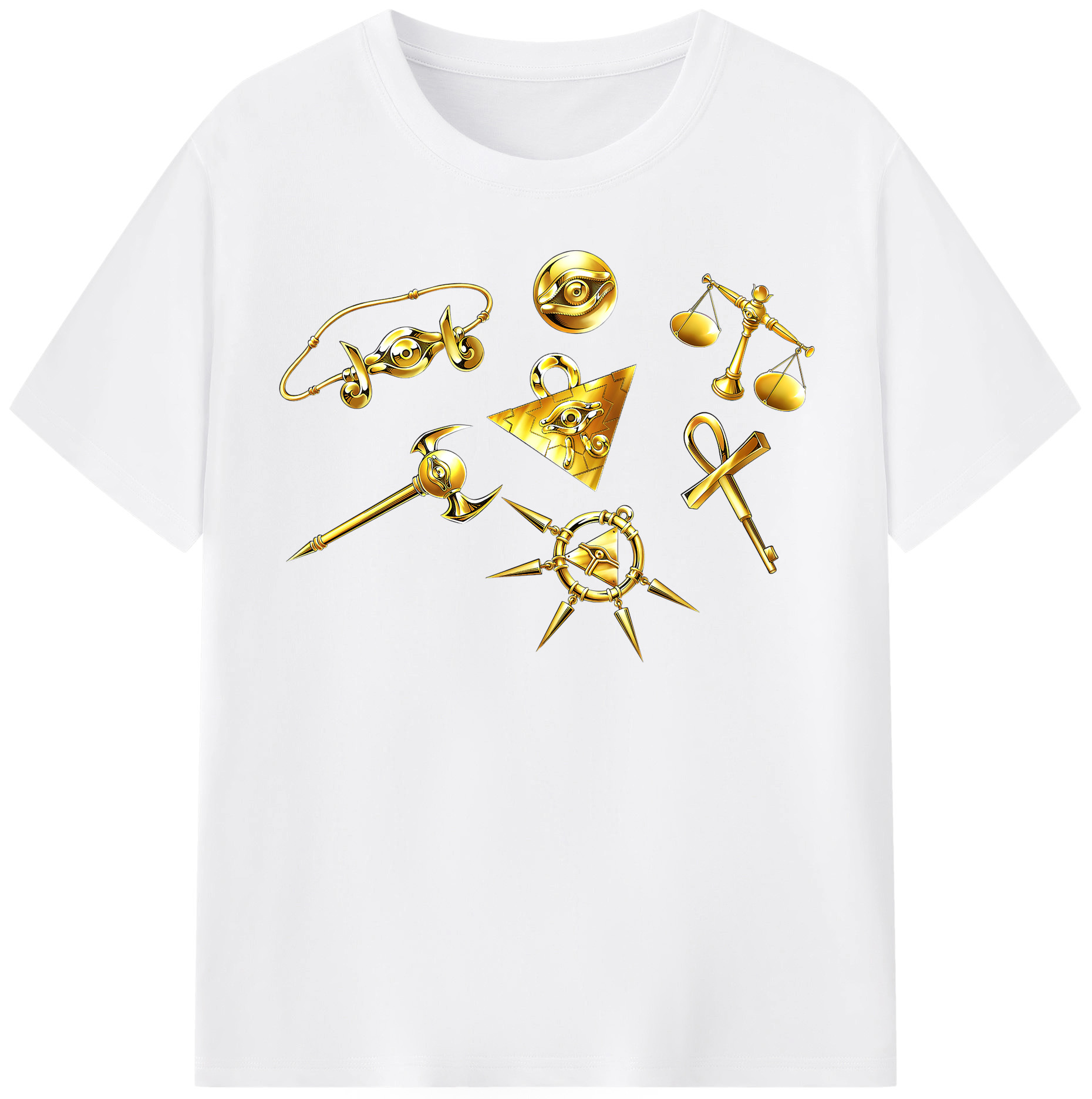 （画像用） 遊☆戯☆王 Yu-Gi-Oh! 綿100％半袖Tシャツ（フロントプリント）