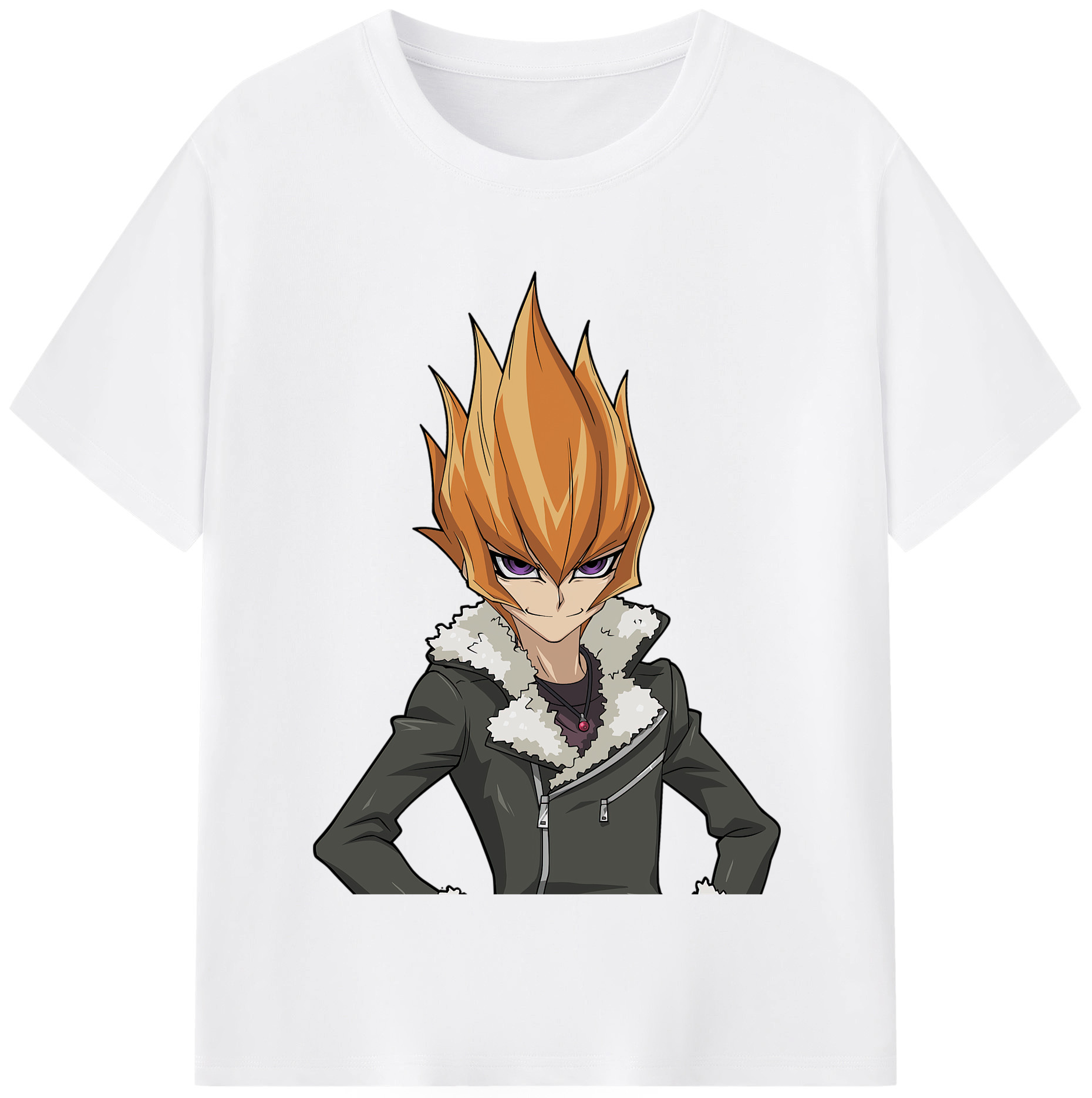 （画像用） 遊☆戯☆王 Yu-Gi-Oh! 綿100％半袖Tシャツ（フロントプリント）