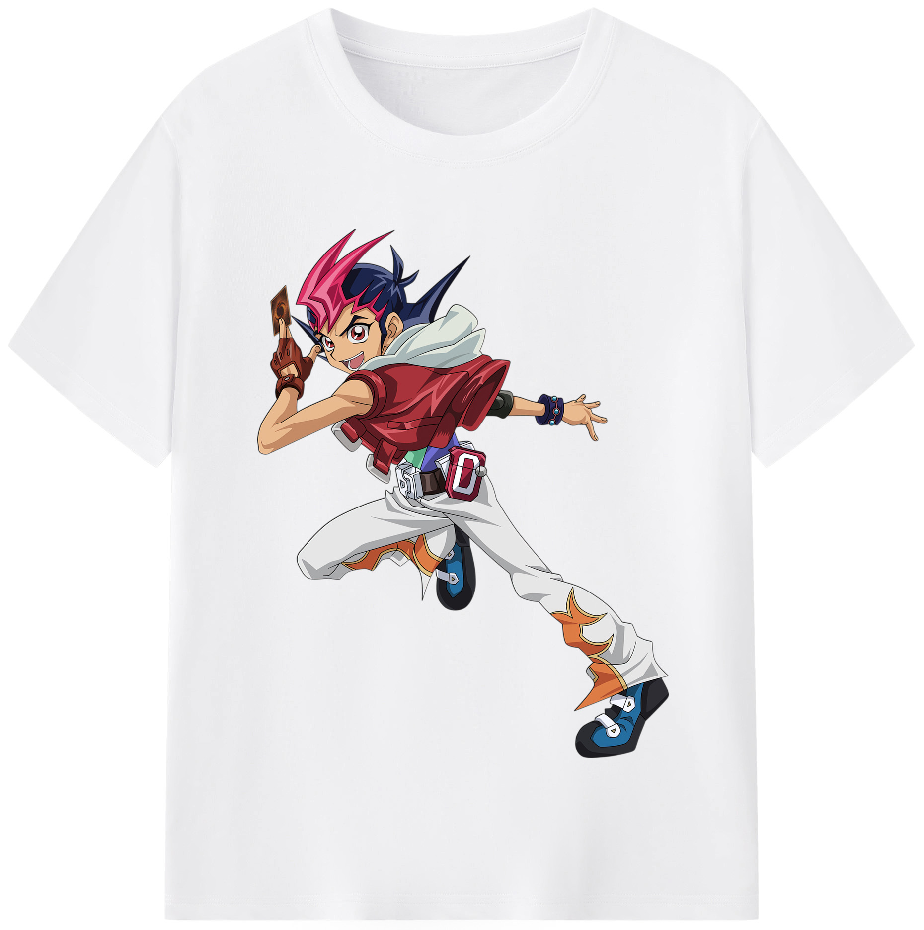 （画像用） 遊☆戯☆王 Yu-Gi-Oh! 綿100％半袖Tシャツ（フロントプリント）