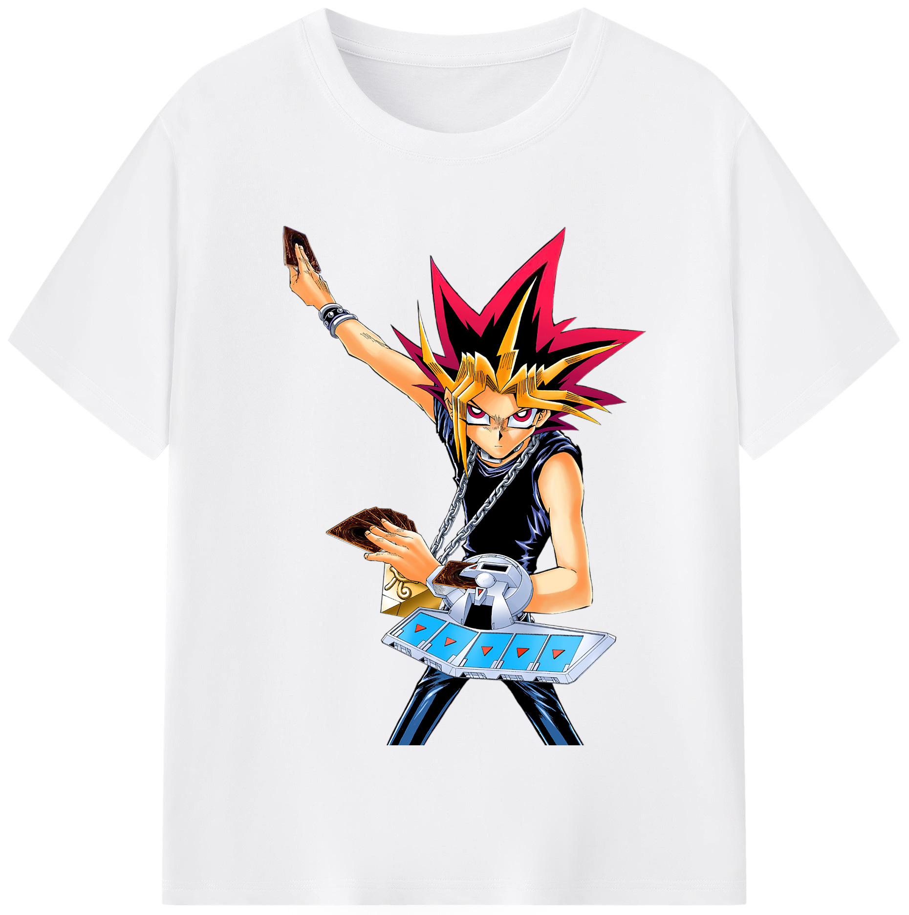 （画像用） 遊☆戯☆王 Yu-Gi-Oh! 綿100％半袖Tシャツ（フロントプリント）