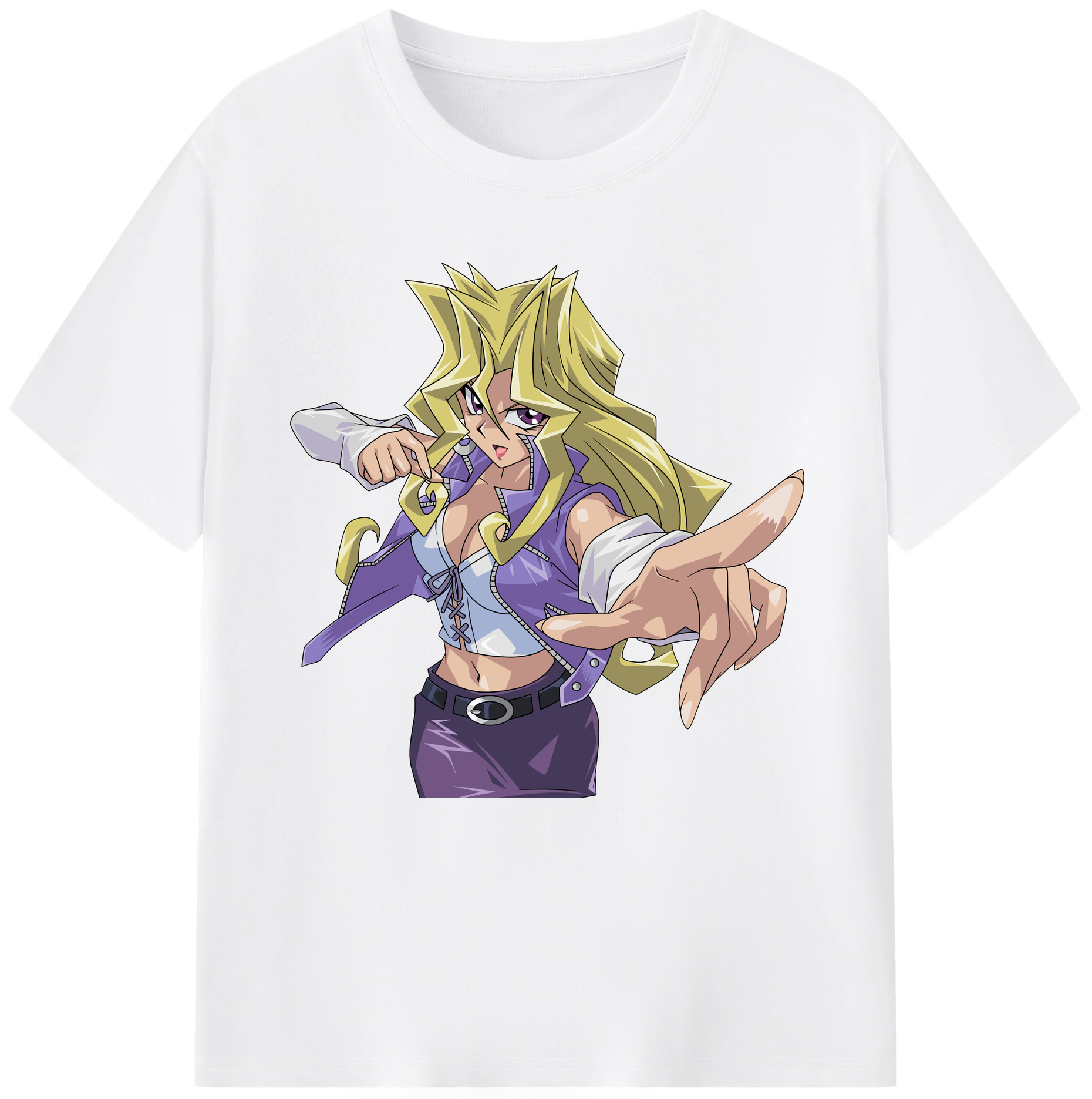 （画像用） 遊☆戯☆王 Yu-Gi-Oh! 綿100％半袖Tシャツ（フロントプリント）