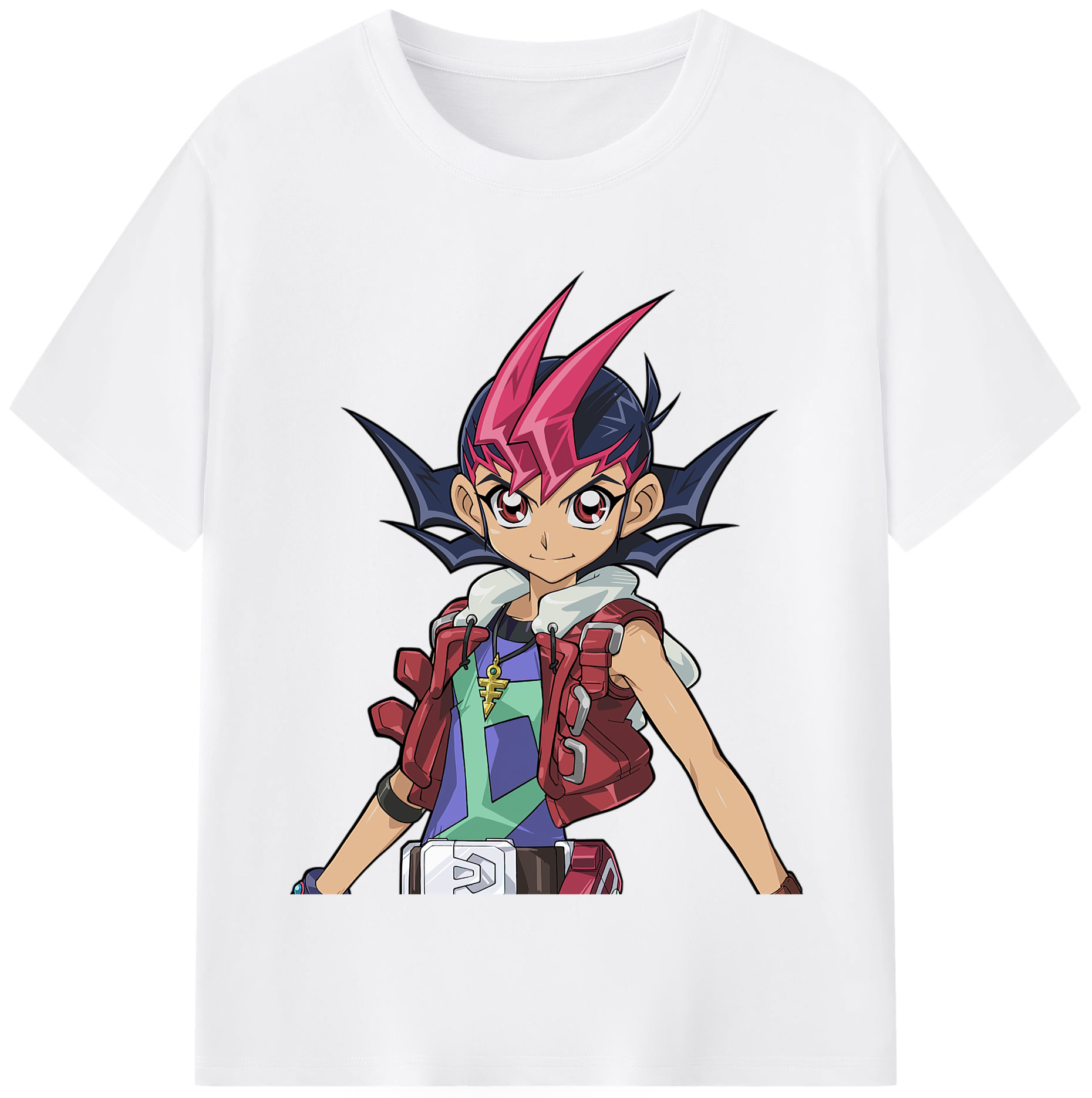 （画像用） 遊☆戯☆王 Yu-Gi-Oh! 綿100％半袖Tシャツ（フロントプリント）
