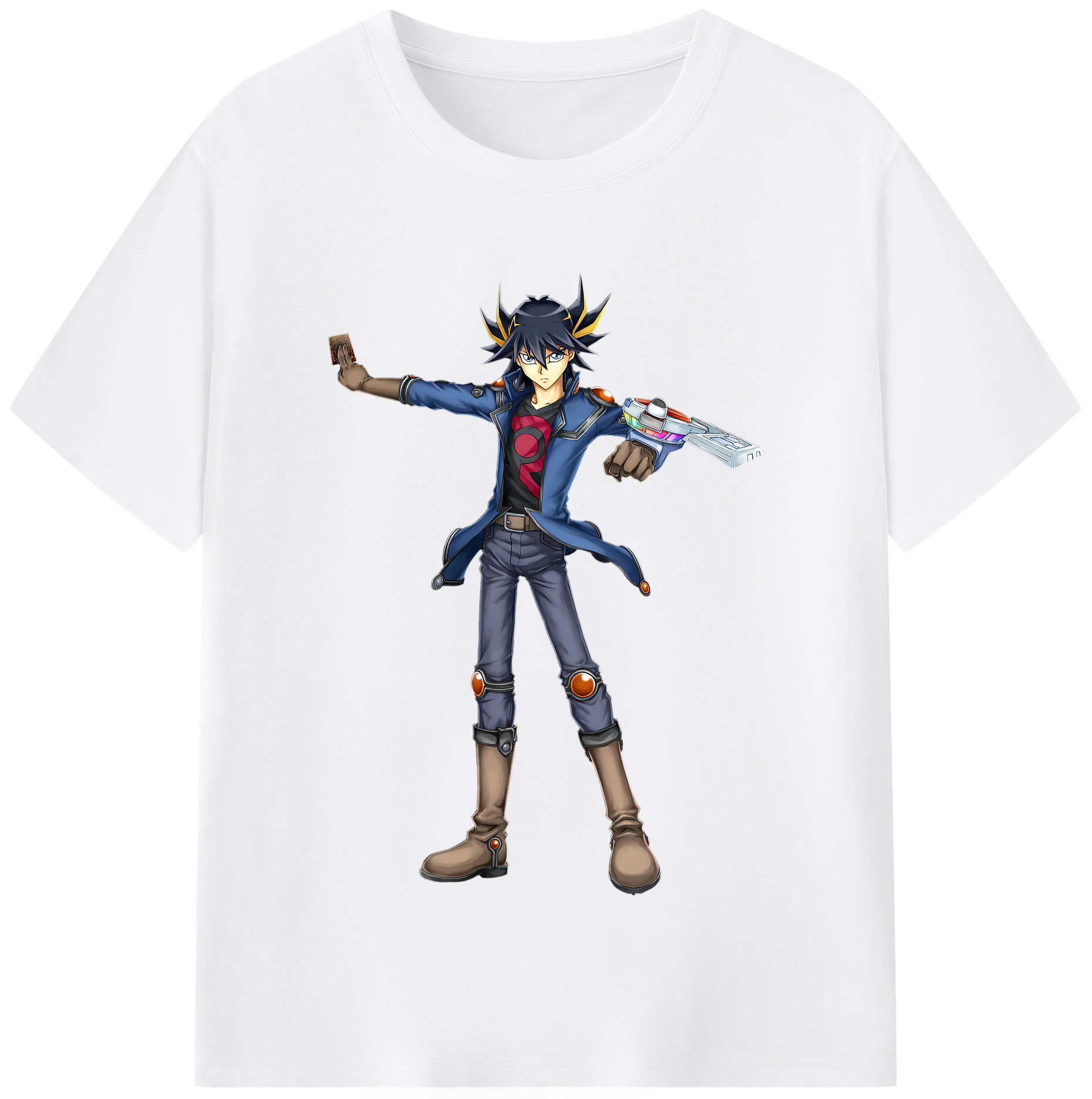 （画像用） 遊☆戯☆王 Yu-Gi-Oh! 綿100％半袖Tシャツ（フロントプリント）