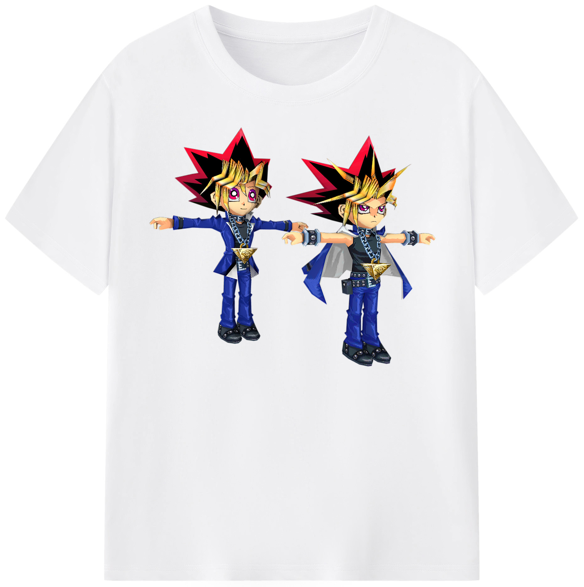 （画像用） 遊☆戯☆王 Yu-Gi-Oh! 綿100％半袖Tシャツ（フロントプリント）