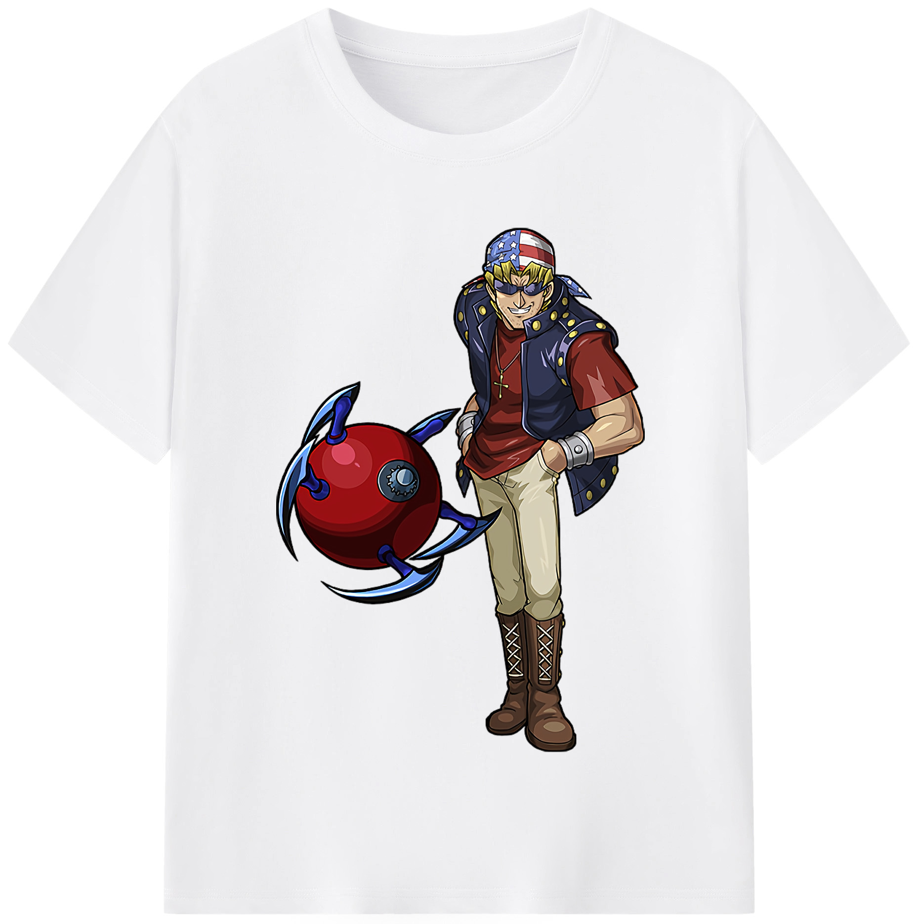 （画像用） 遊☆戯☆王 Yu-Gi-Oh! 綿100％半袖Tシャツ（フロントプリント）