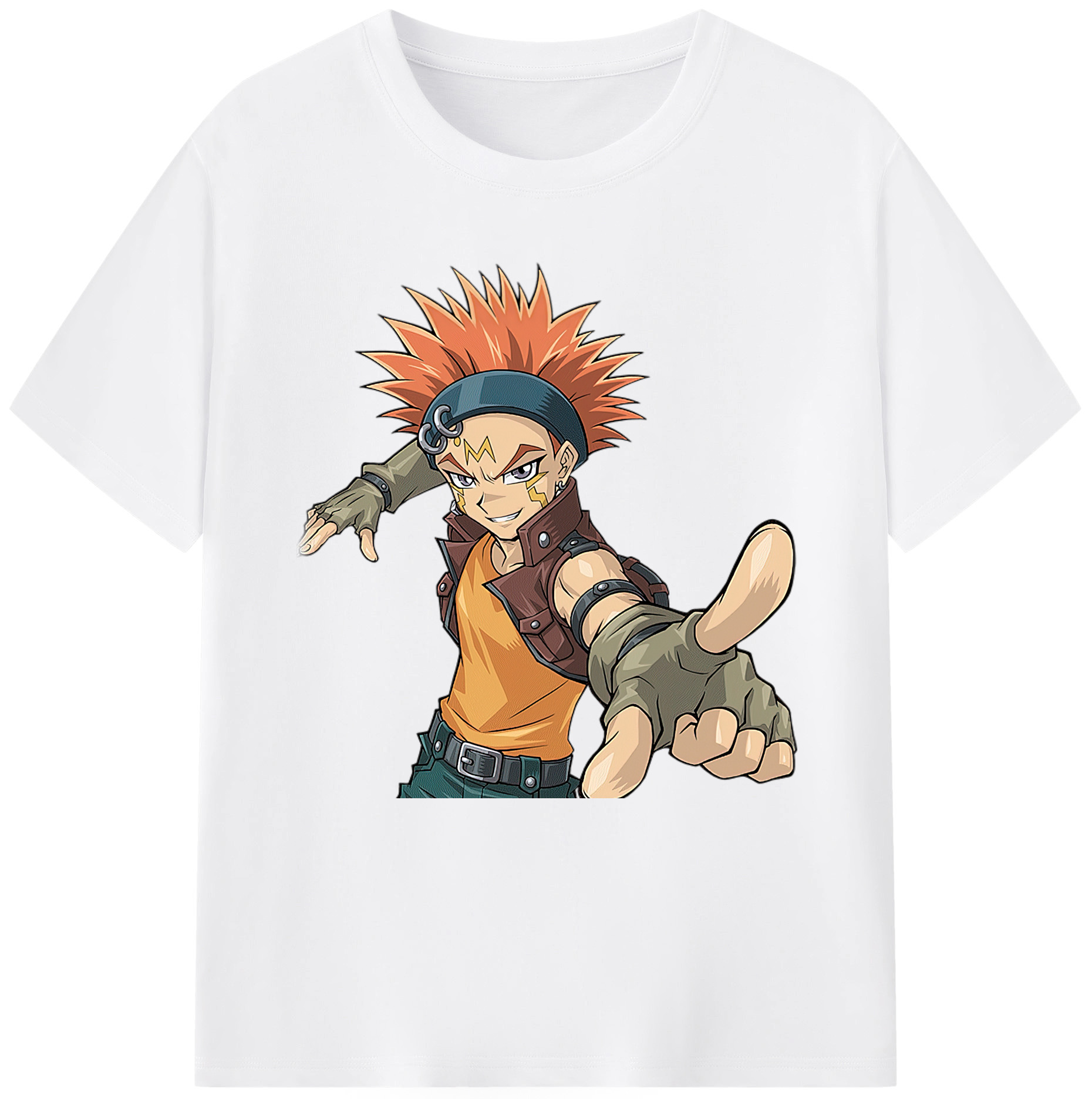 （画像用） 遊☆戯☆王 Yu-Gi-Oh! 綿100％半袖Tシャツ（フロントプリント）