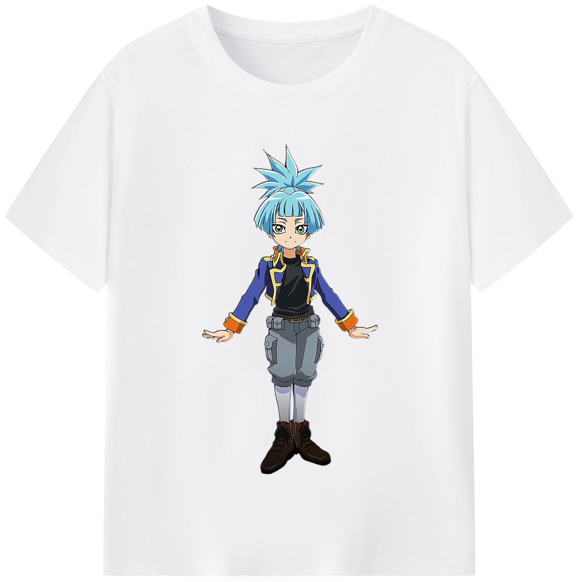 （画像用） 遊☆戯☆王 Yu-Gi-Oh! 綿100％半袖Tシャツ（フロントプリント）