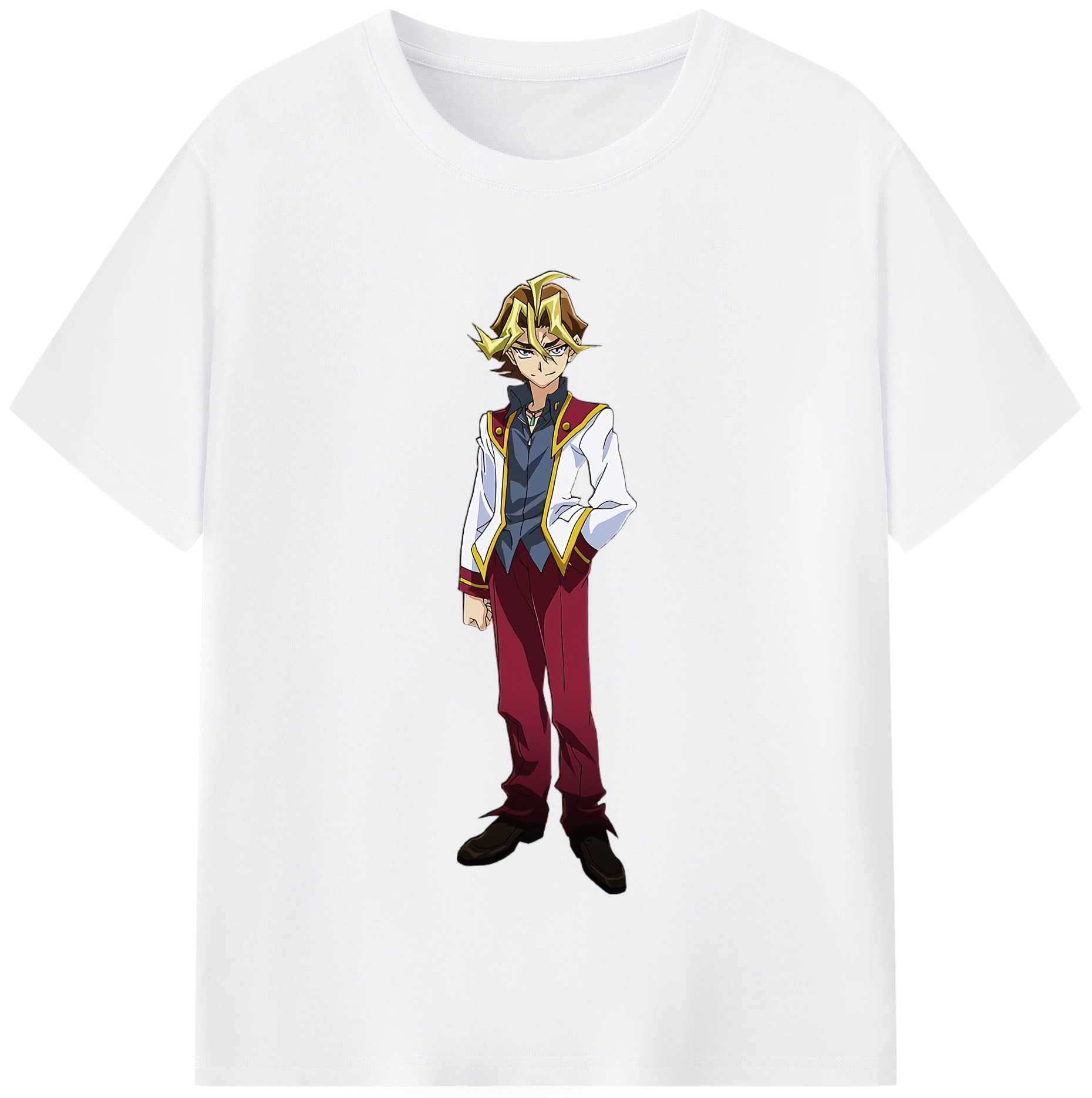 （画像用） 遊☆戯☆王 Yu-Gi-Oh! 綿100％半袖Tシャツ（フロントプリント）
