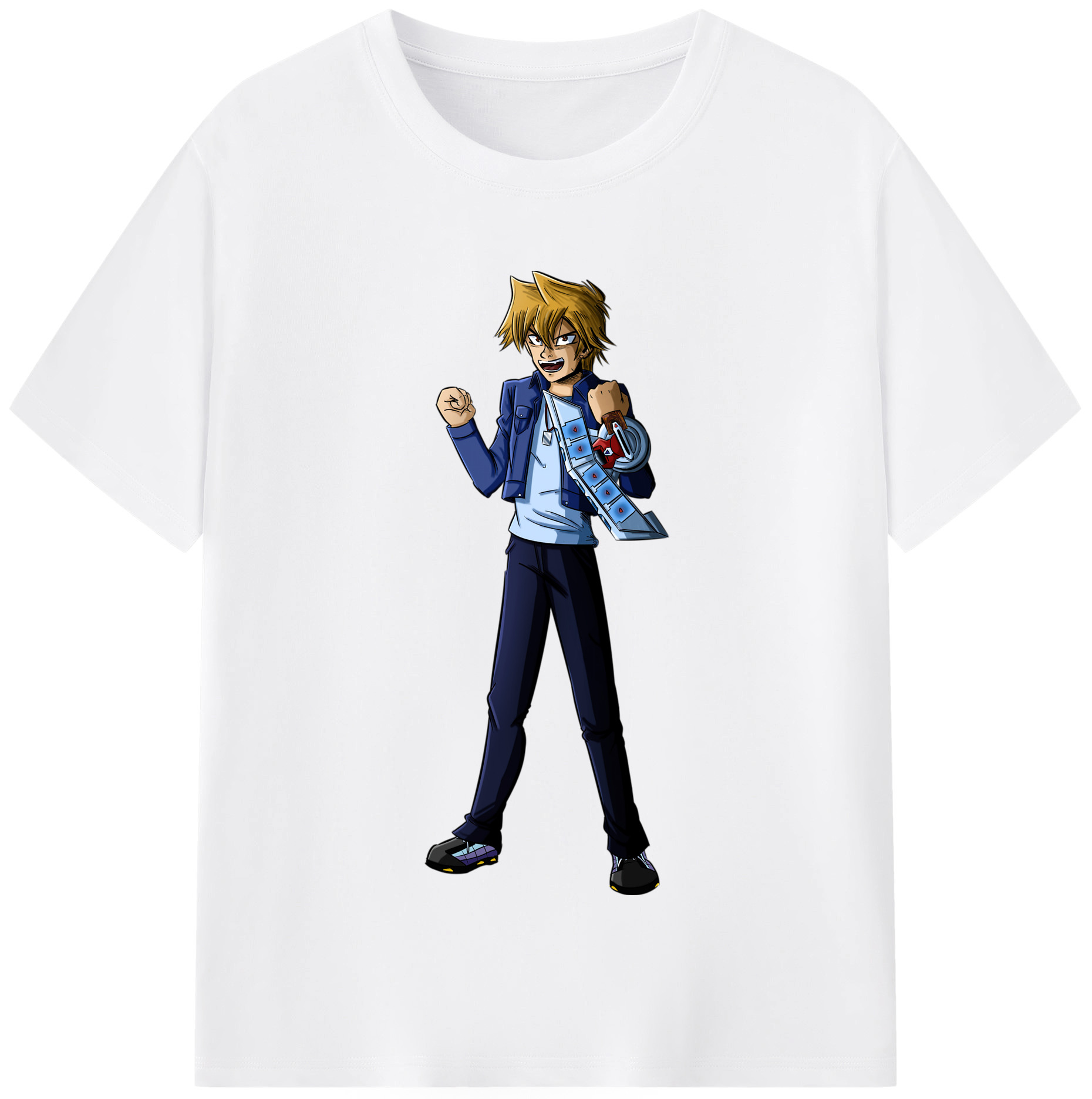 （画像用） 遊☆戯☆王 Yu-Gi-Oh! 綿100％半袖Tシャツ（フロントプリント）