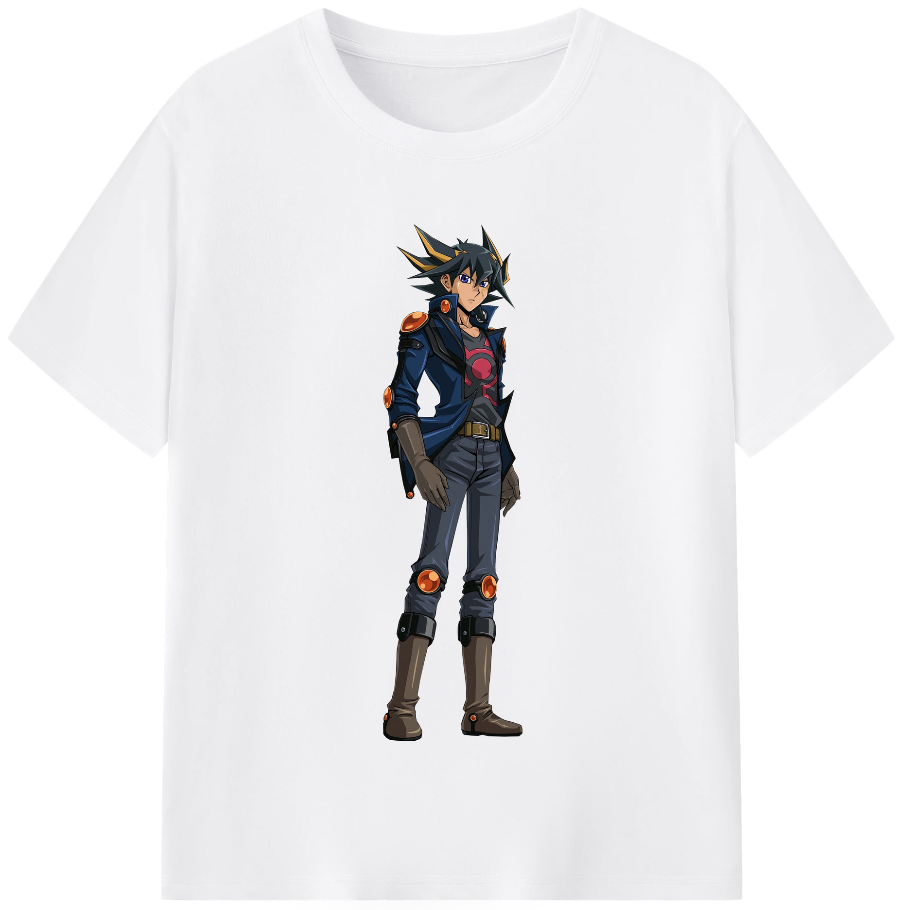 （画像用） 遊☆戯☆王 Yu-Gi-Oh! 綿100％半袖Tシャツ（フロントプリント）
