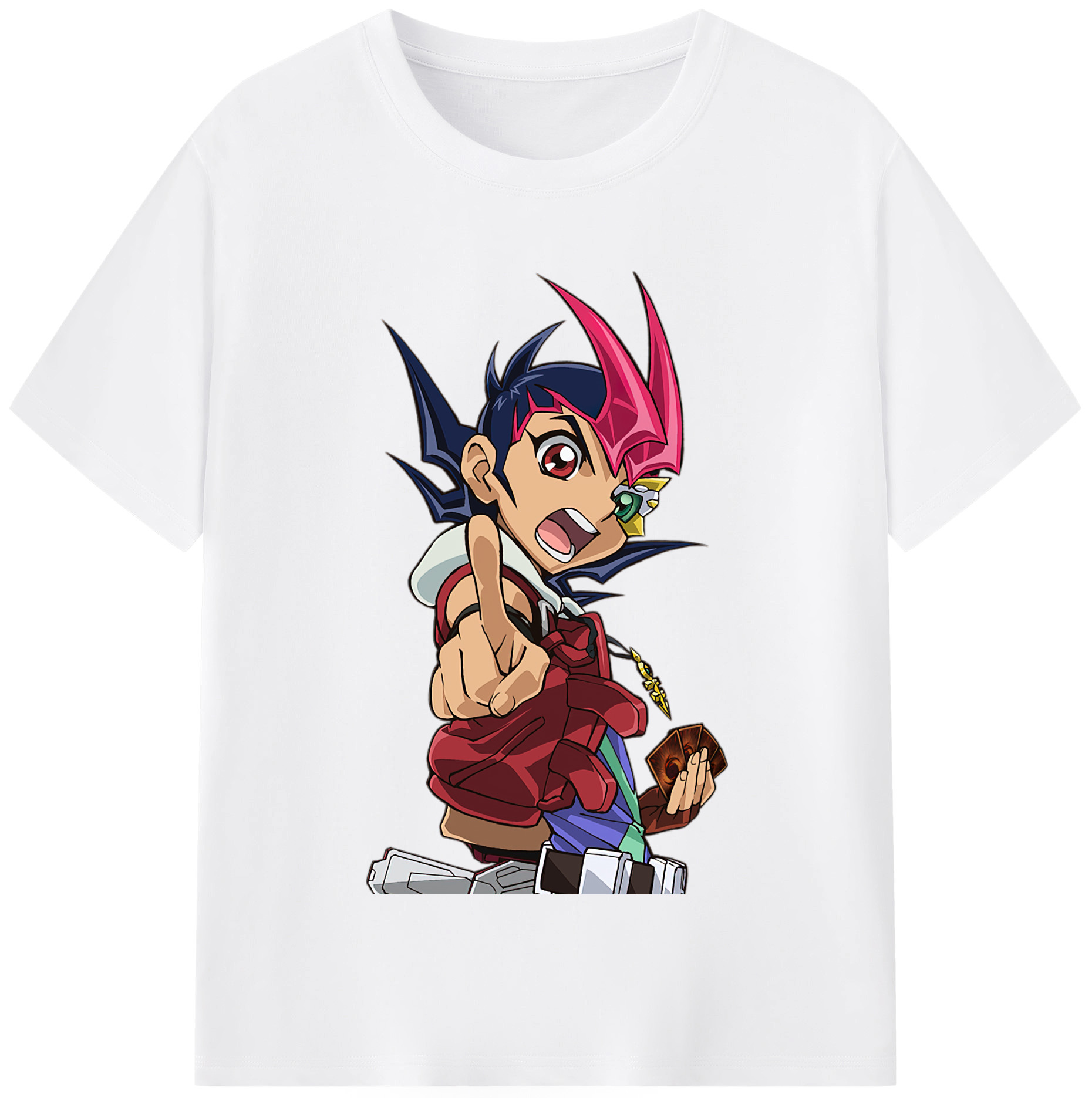 （画像用） 遊☆戯☆王 Yu-Gi-Oh! 綿100％半袖Tシャツ（フロントプリント）