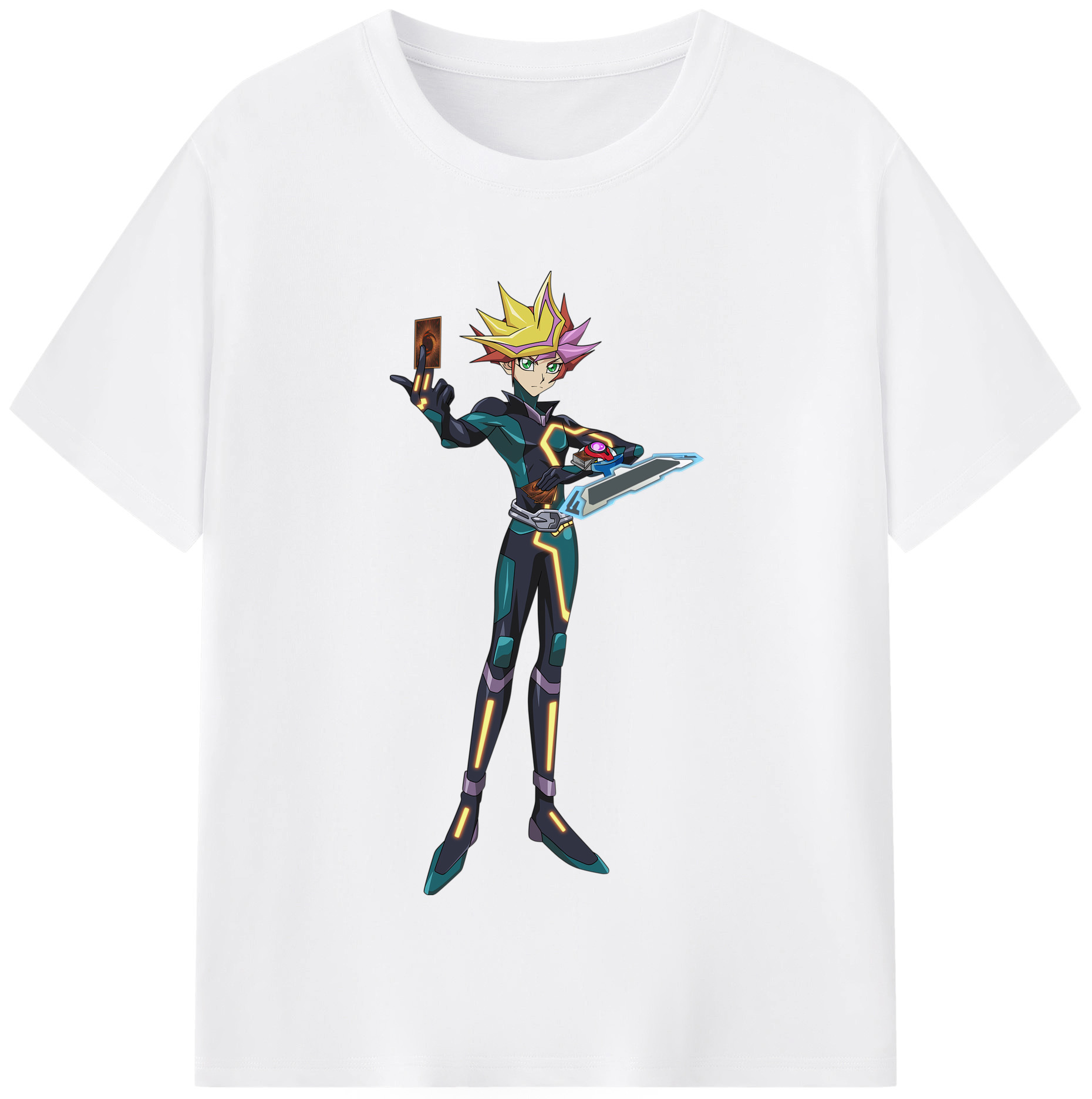 （画像用） 遊☆戯☆王 Yu-Gi-Oh! 綿100％半袖Tシャツ（フロントプリント）