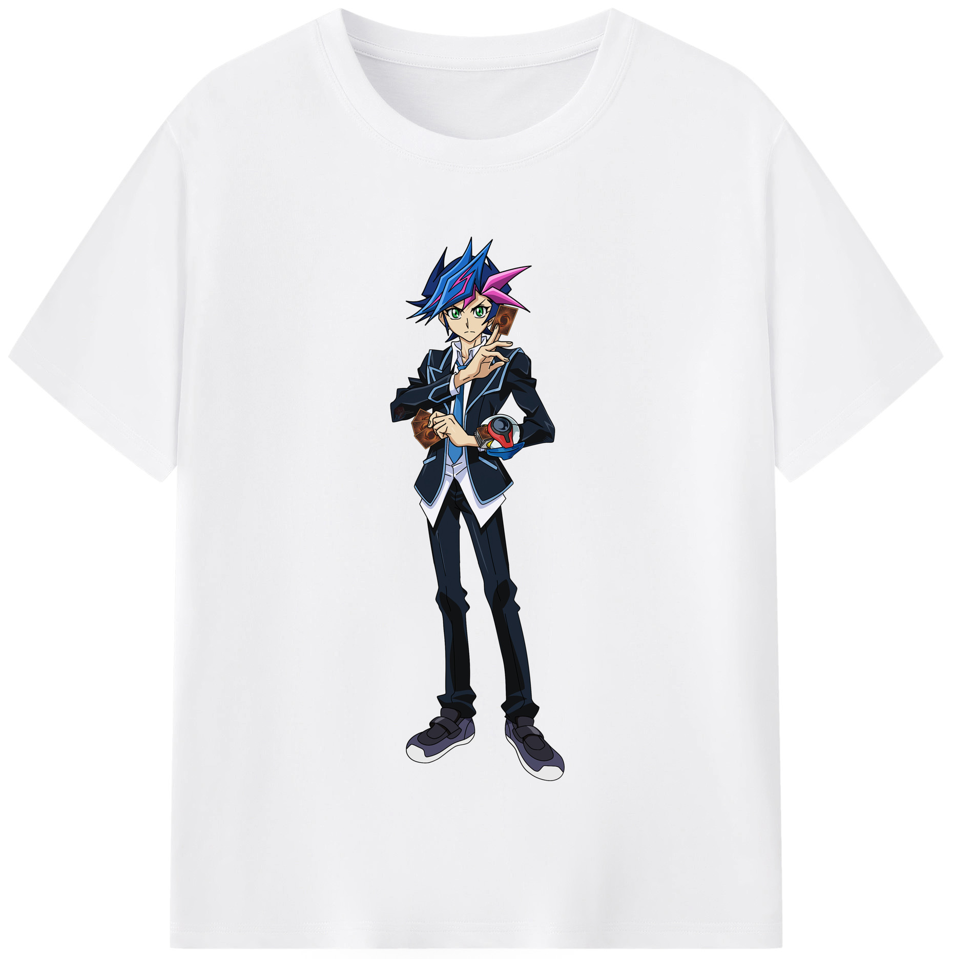 （画像用） 遊☆戯☆王 Yu-Gi-Oh! 綿100％半袖Tシャツ（フロントプリント）