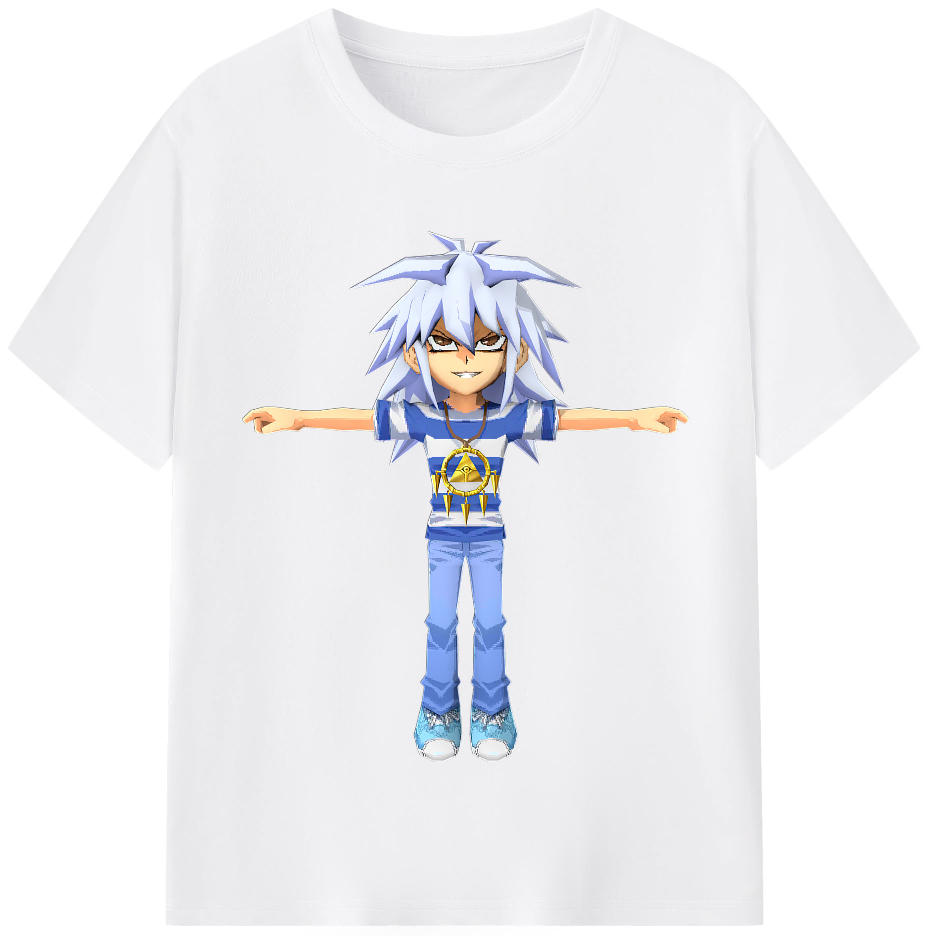 （画像用） 遊☆戯☆王 Yu-Gi-Oh! 綿100％半袖Tシャツ（フロントプリント）
