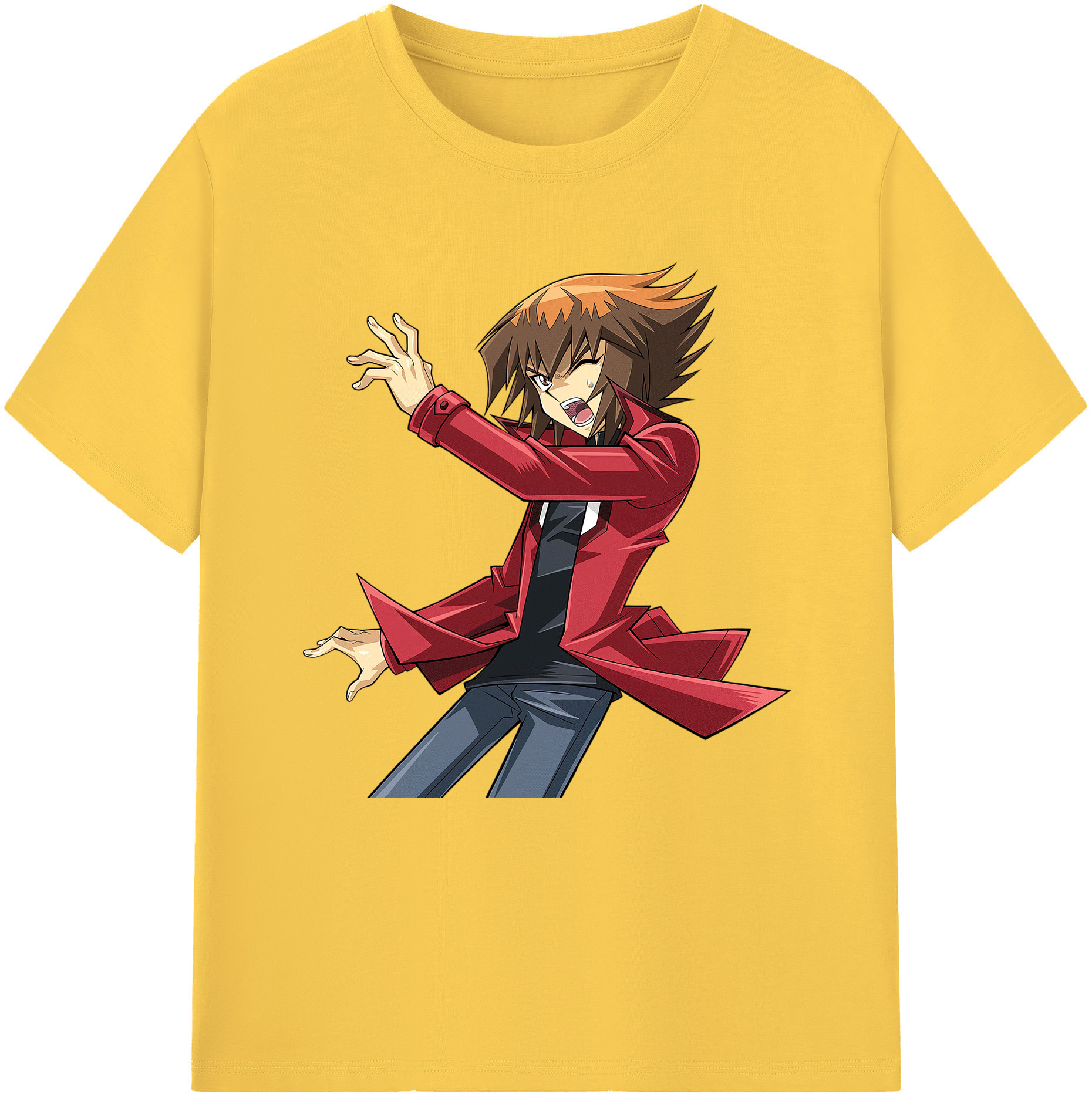 （画像用） 遊☆戯☆王 Yu-Gi-Oh! 綿100％半袖Tシャツ（フロントプリント）
