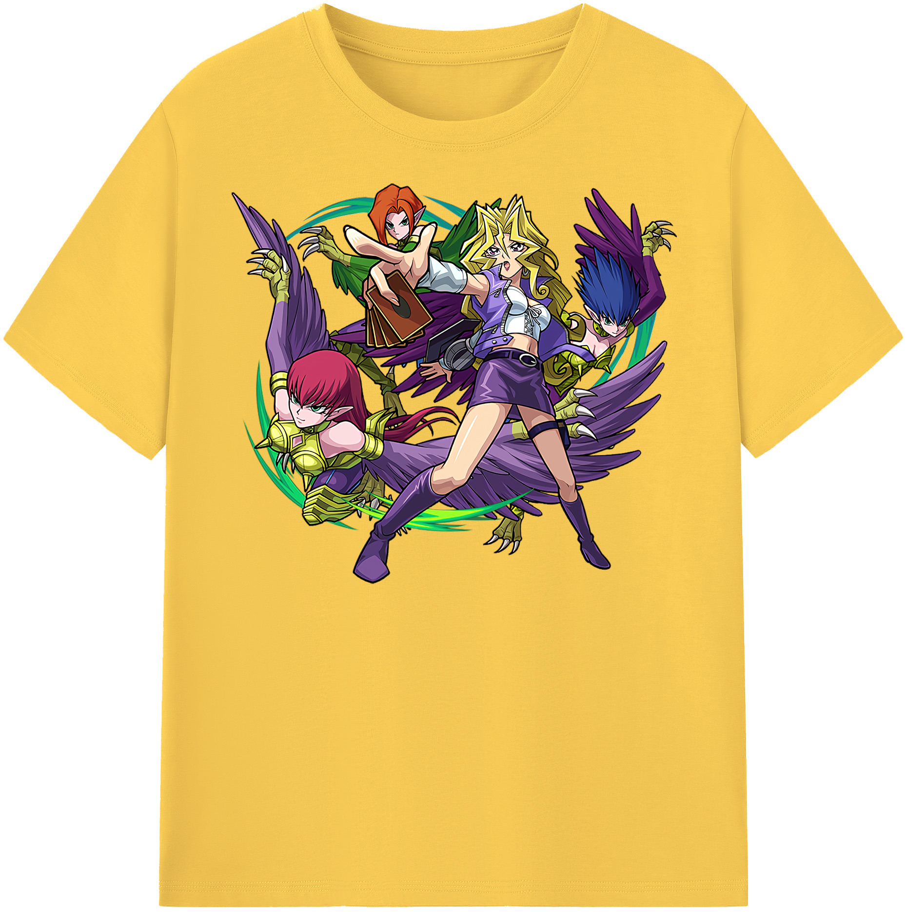 （画像用） 遊☆戯☆王 Yu-Gi-Oh! 綿100％半袖Tシャツ（フロントプリント）