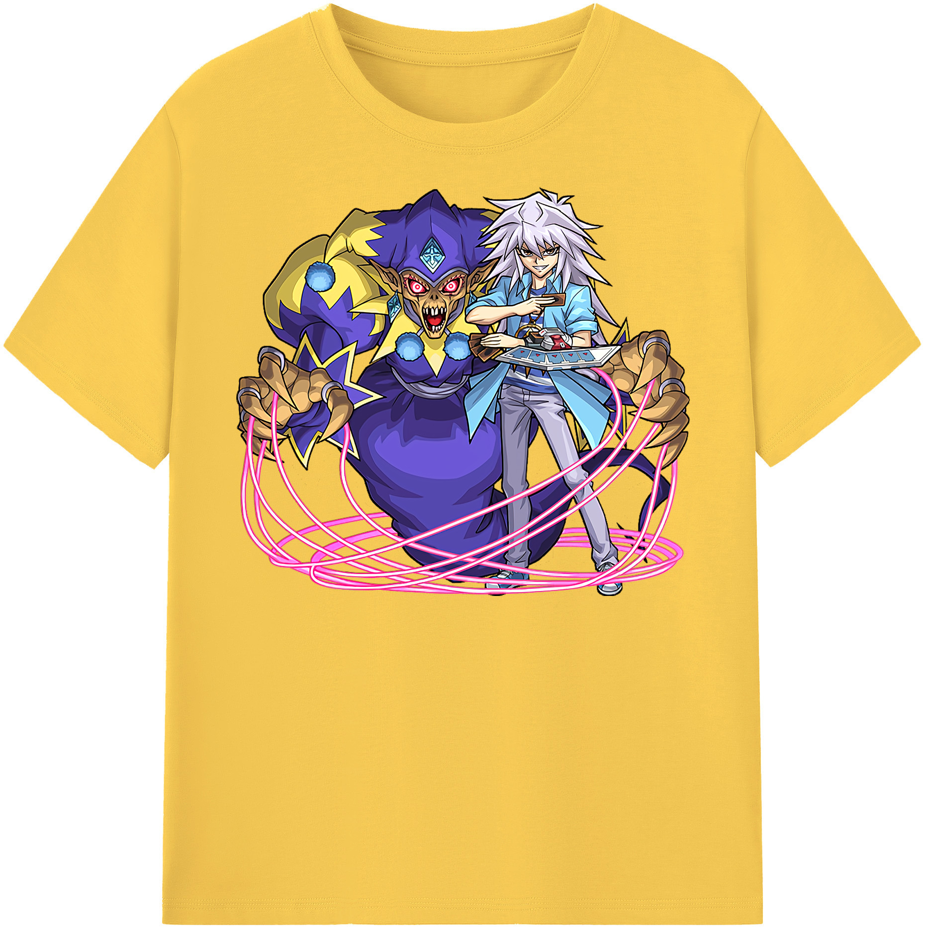 （画像用） 遊☆戯☆王 Yu-Gi-Oh! 綿100％半袖Tシャツ（フロントプリント）