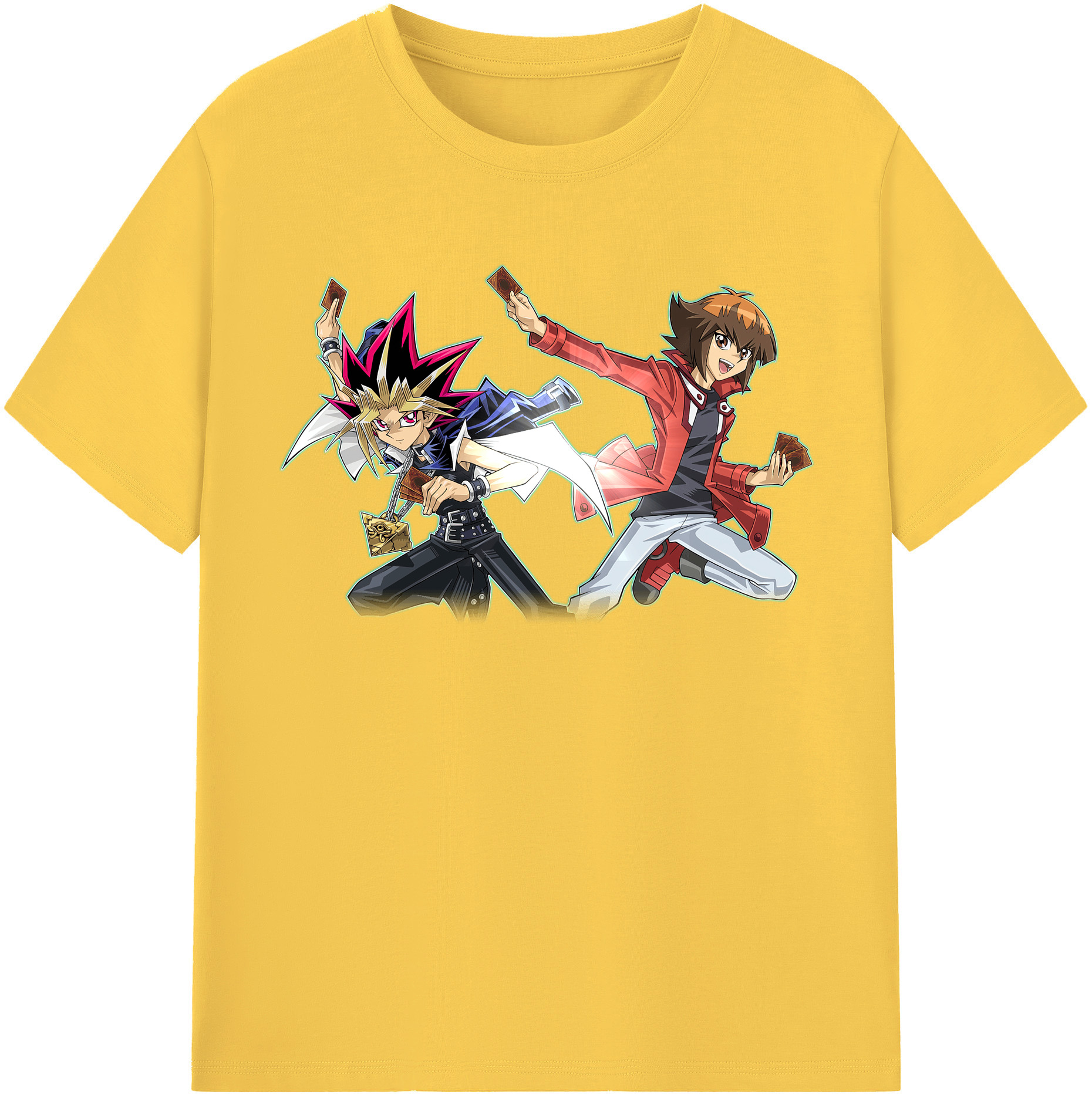 （画像用） 遊☆戯☆王 Yu-Gi-Oh! 綿100％半袖Tシャツ（フロントプリント）