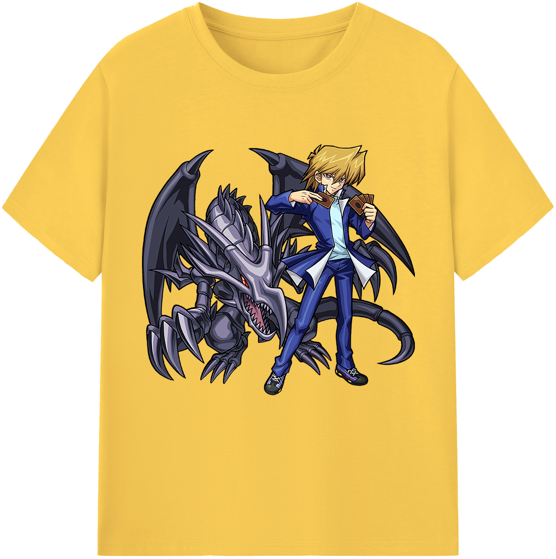 （画像用） 遊☆戯☆王 Yu-Gi-Oh! 綿100％半袖Tシャツ（フロントプリント）