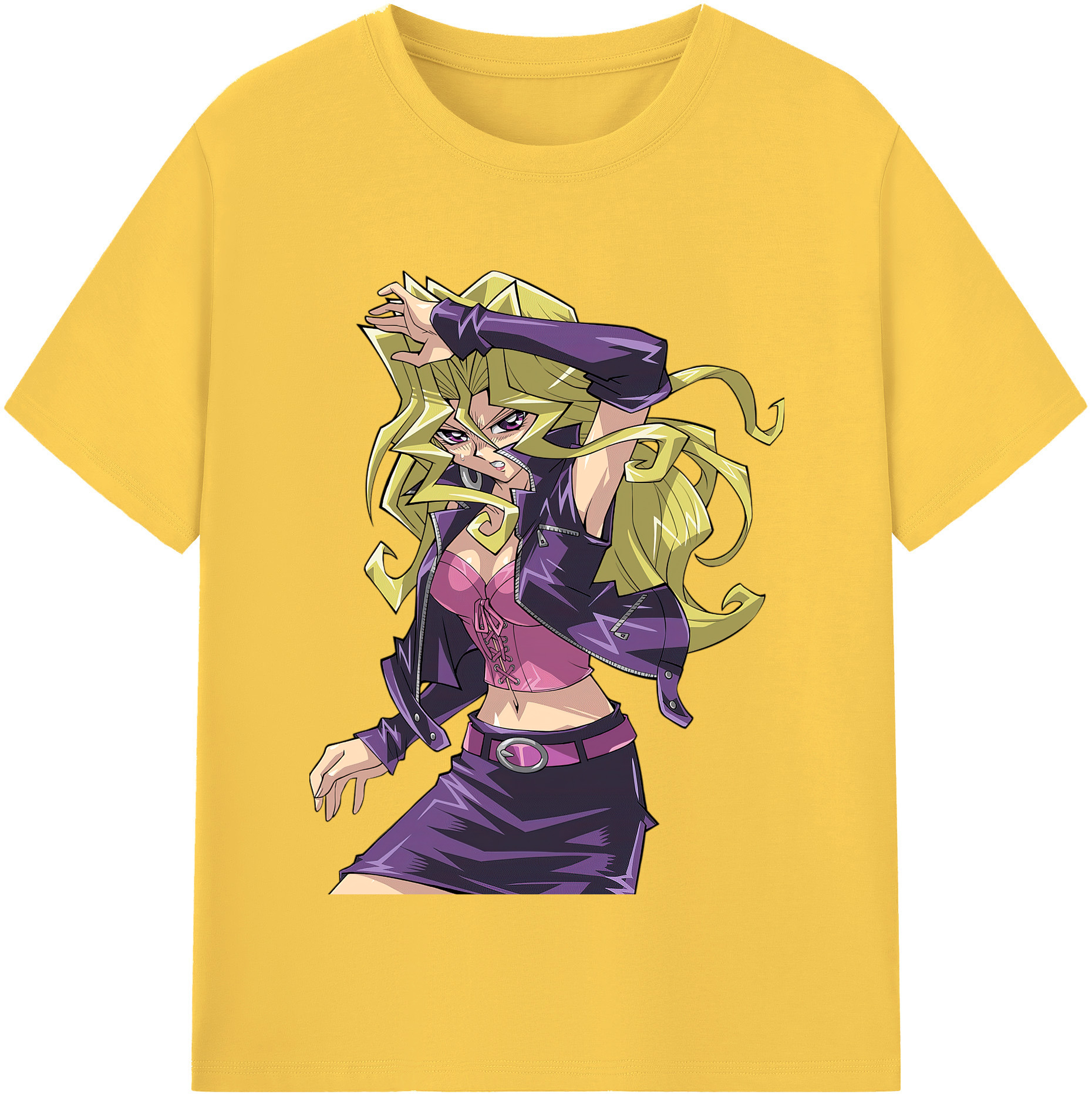 （画像用） 遊☆戯☆王 Yu-Gi-Oh! 綿100％半袖Tシャツ（フロントプリント）