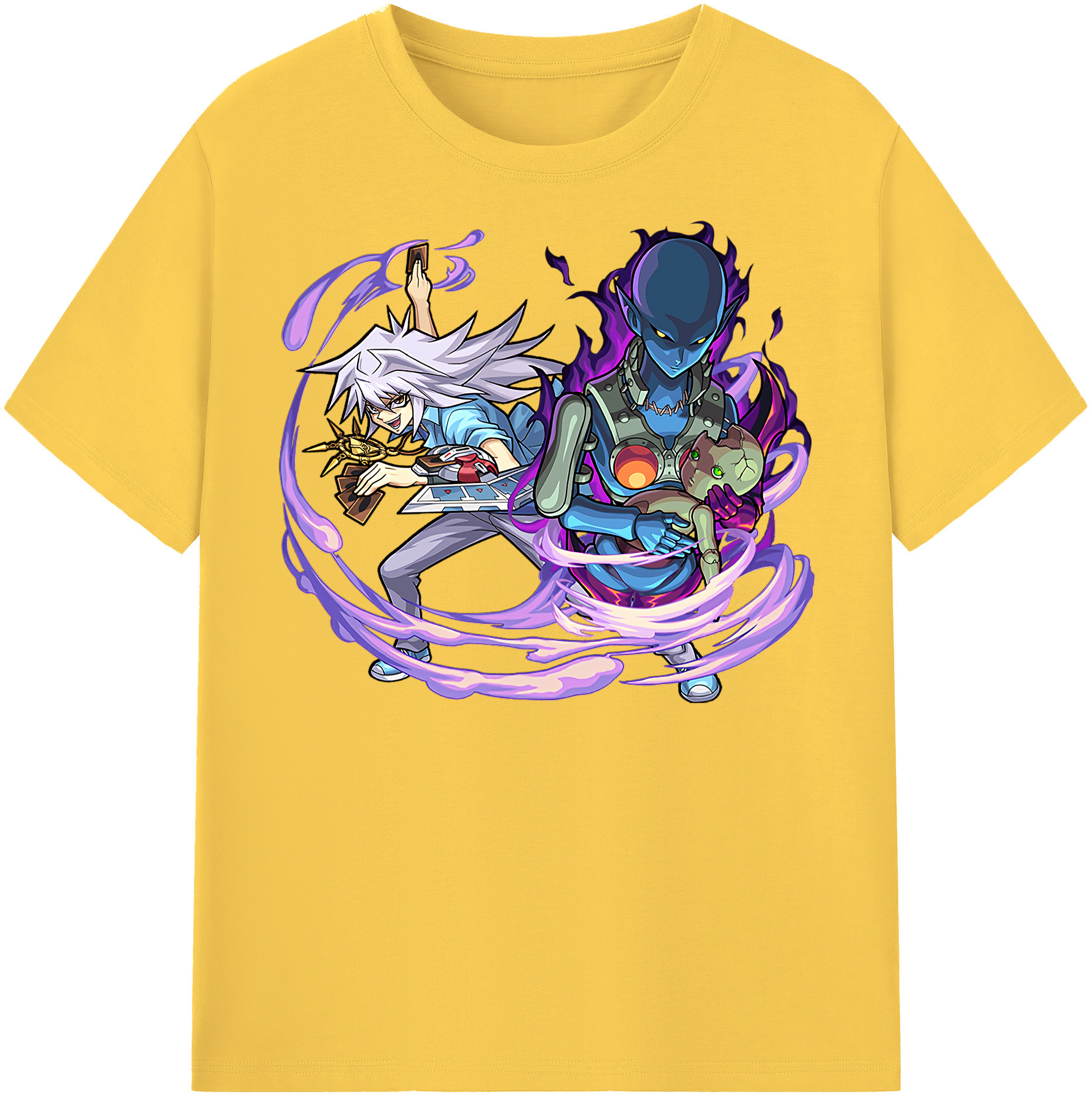 （画像用） 遊☆戯☆王 Yu-Gi-Oh! 綿100％半袖Tシャツ（フロントプリント）