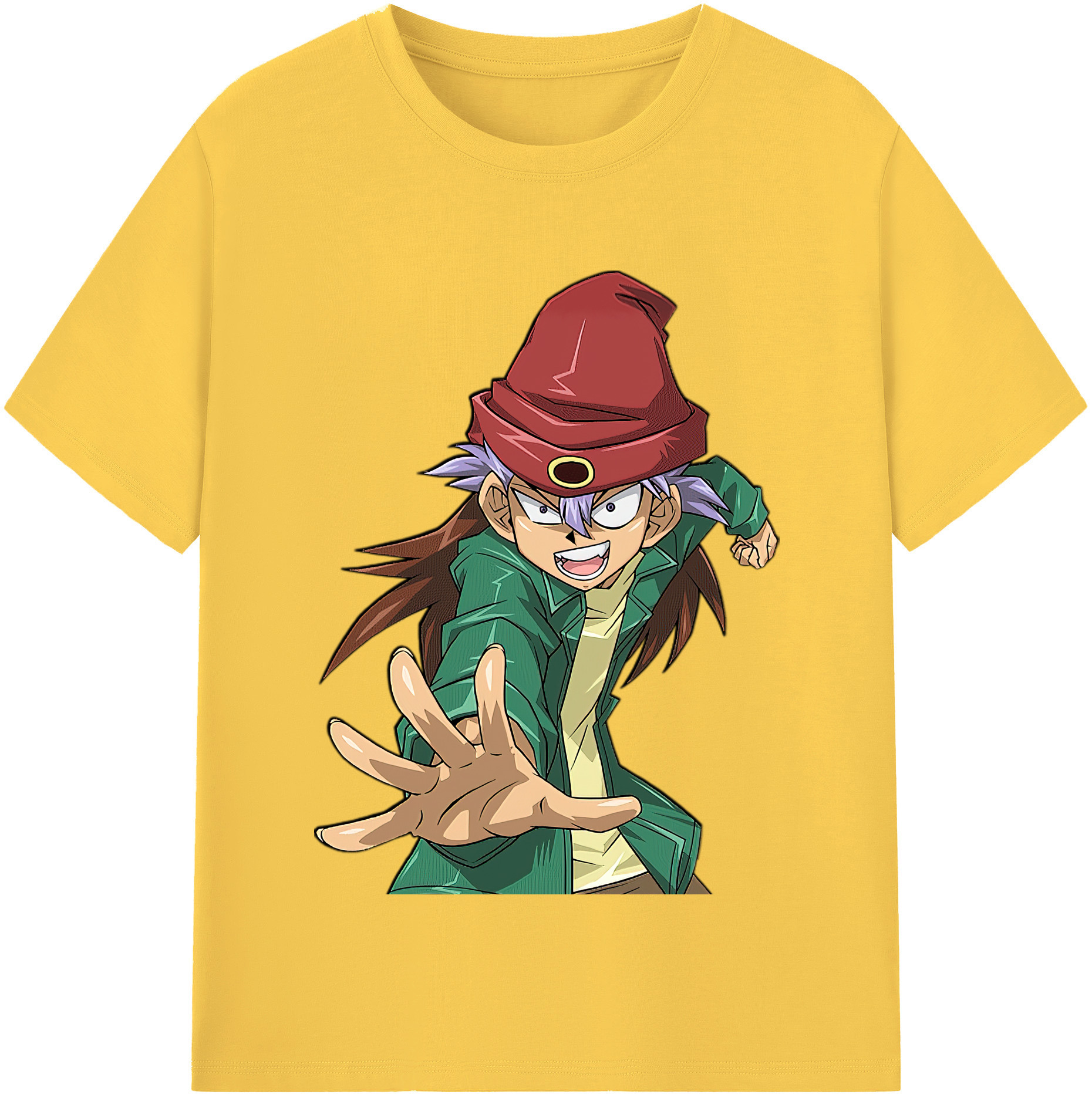 （画像用） 遊☆戯☆王 Yu-Gi-Oh! 綿100％半袖Tシャツ（フロントプリント）