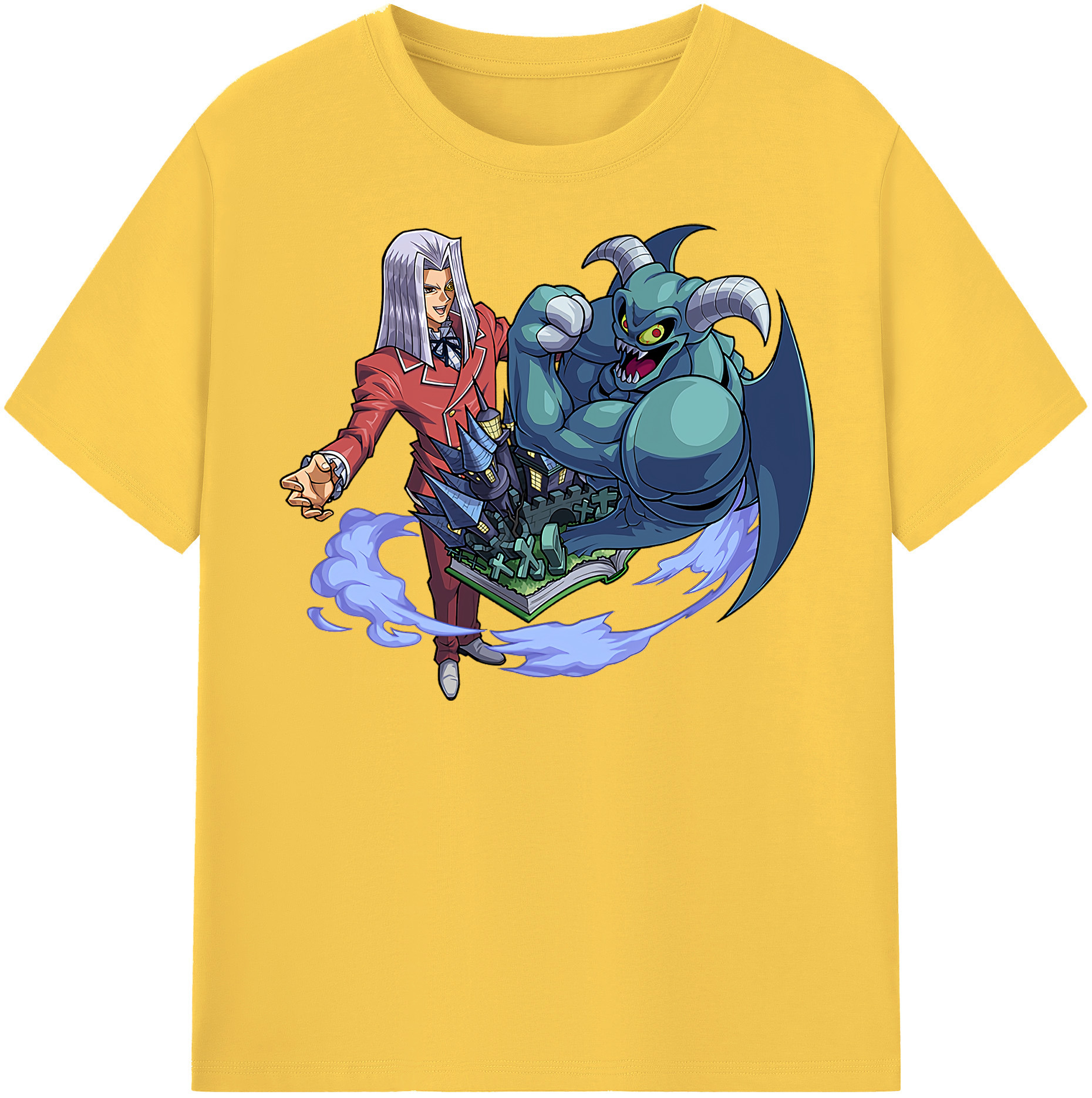 （画像用） 遊☆戯☆王 Yu-Gi-Oh! 綿100％半袖Tシャツ（フロントプリント）