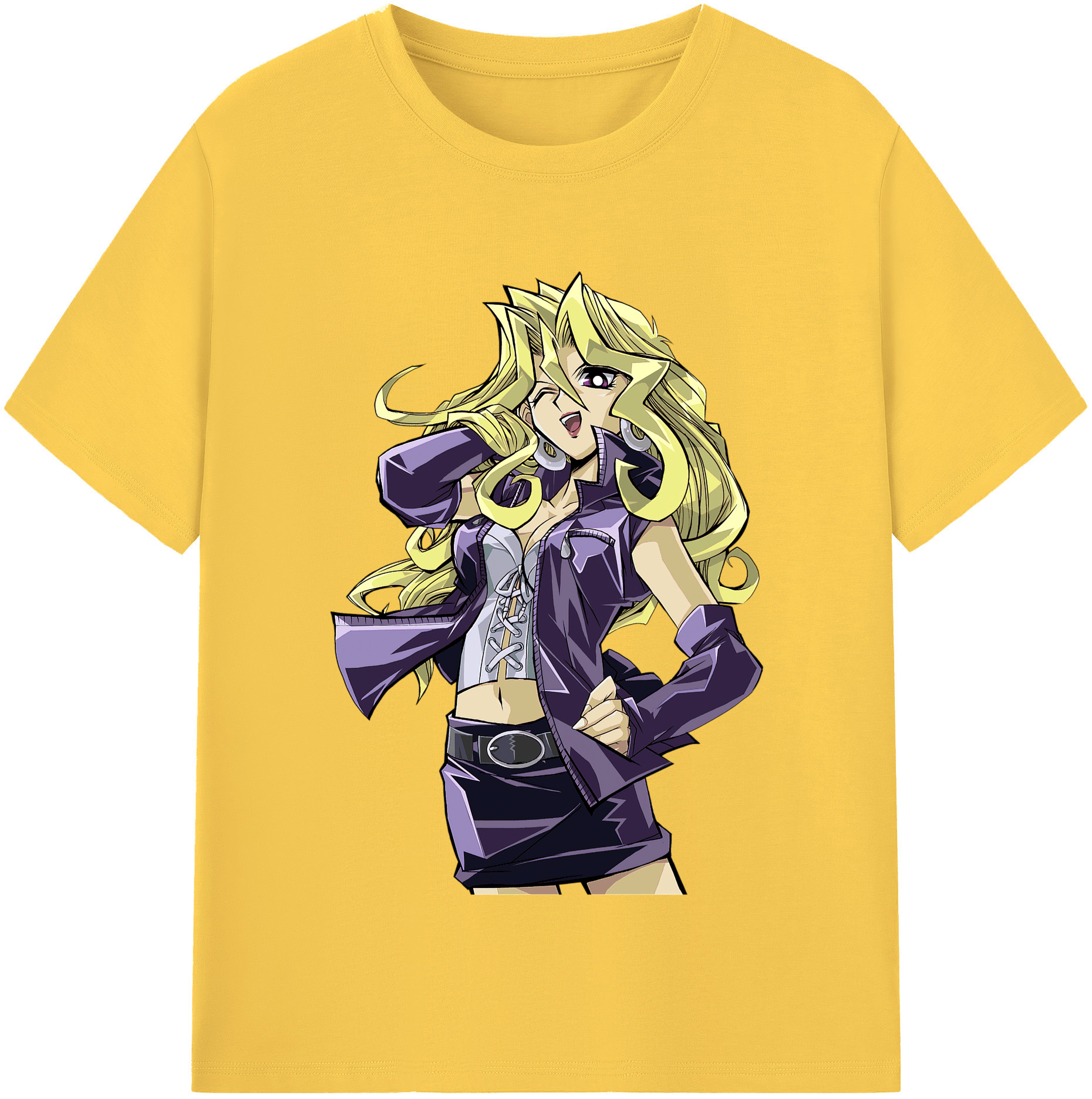（画像用） 遊☆戯☆王 Yu-Gi-Oh! 綿100％半袖Tシャツ（フロントプリント）