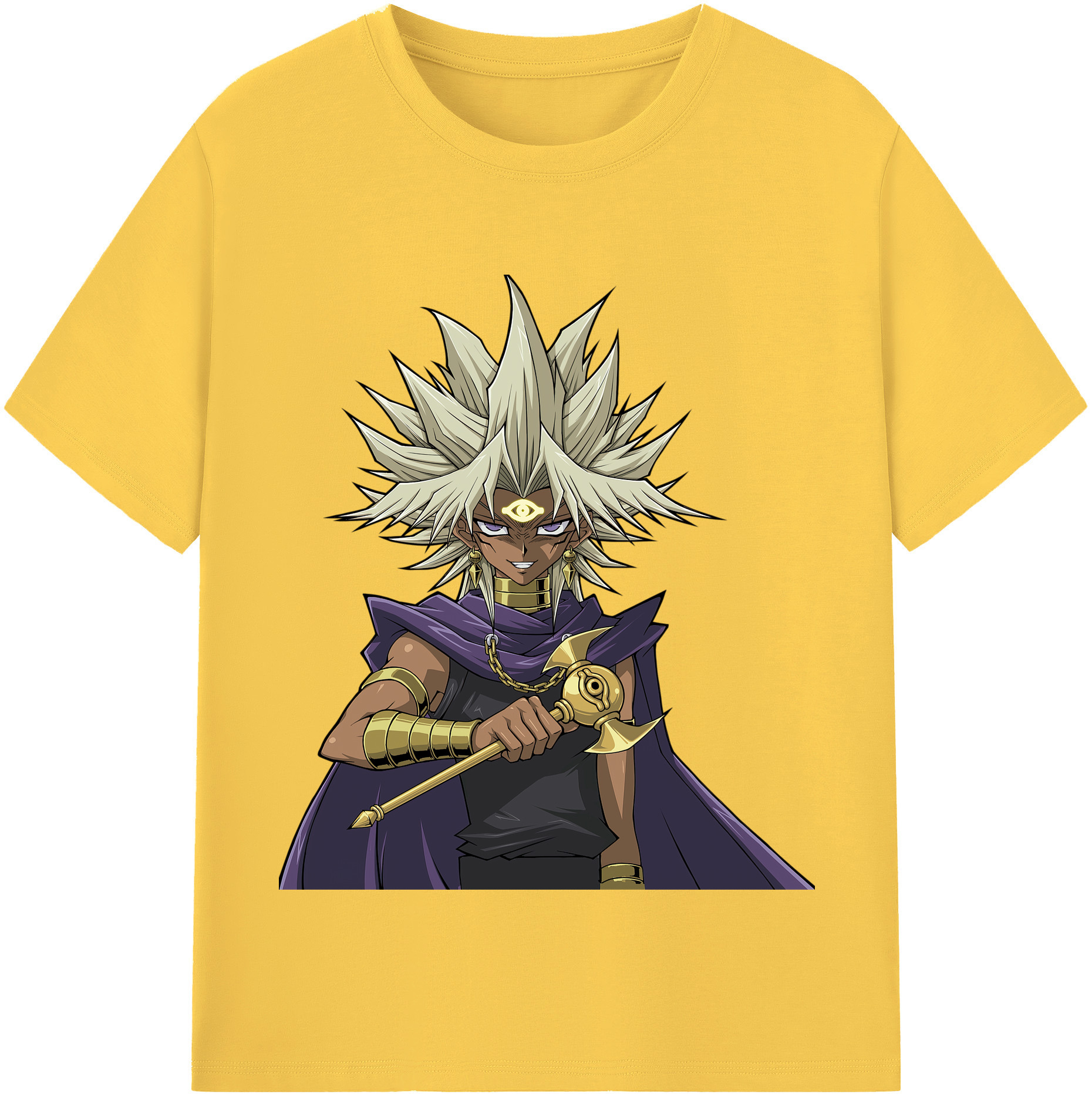 （画像用） 遊☆戯☆王 Yu-Gi-Oh! 綿100％半袖Tシャツ（フロントプリント）