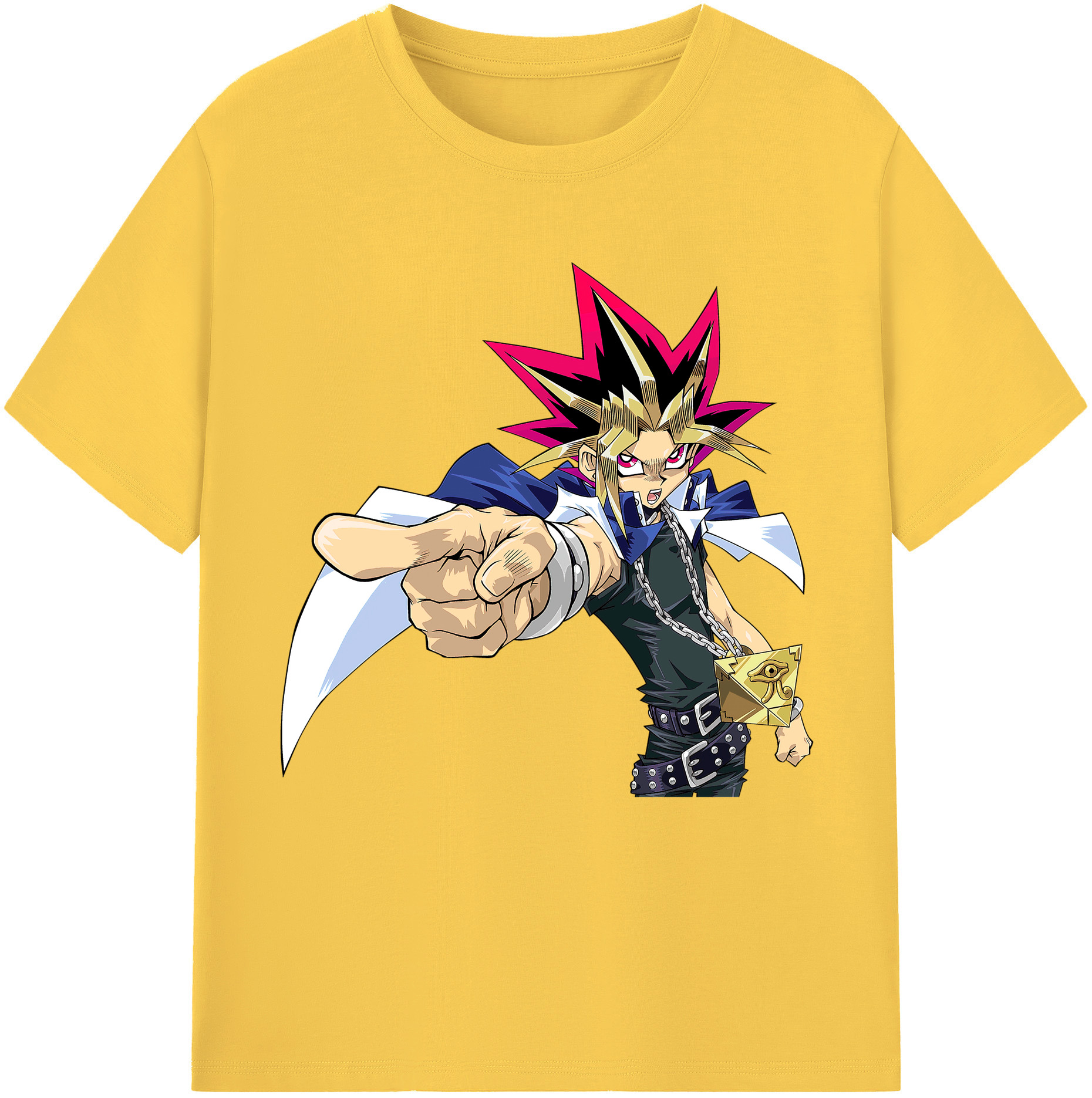 （画像用） 遊☆戯☆王 Yu-Gi-Oh! 綿100％半袖Tシャツ（フロントプリント）