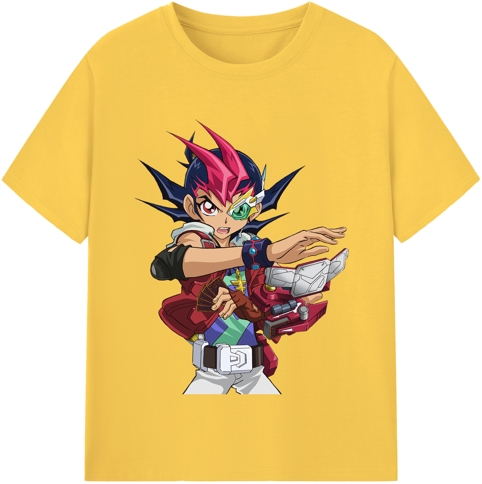 （画像用） 遊☆戯☆王 Yu-Gi-Oh! 綿100％半袖Tシャツ（フロントプリント）