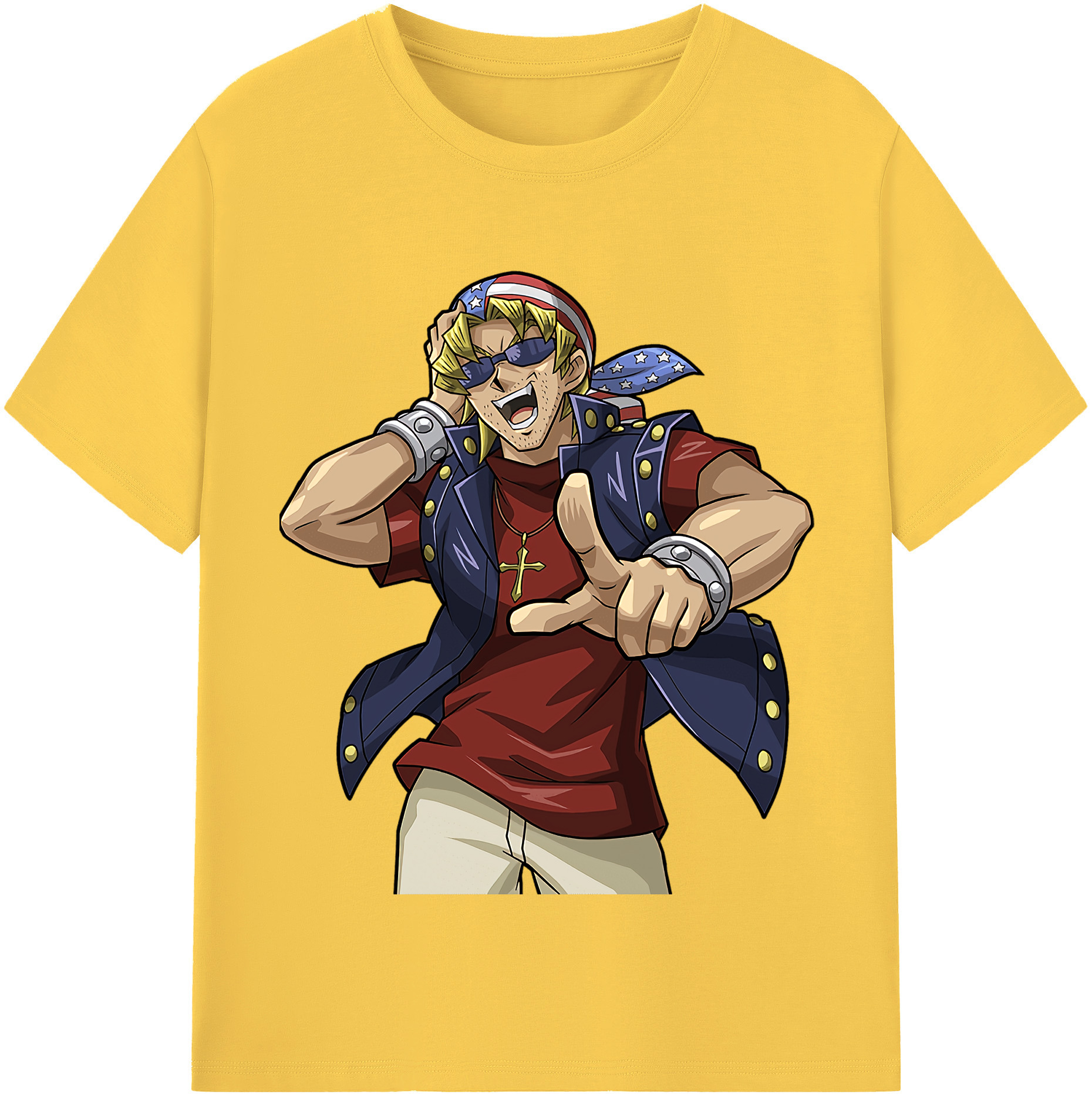 （画像用） 遊☆戯☆王 Yu-Gi-Oh! 綿100％半袖Tシャツ（フロントプリント）