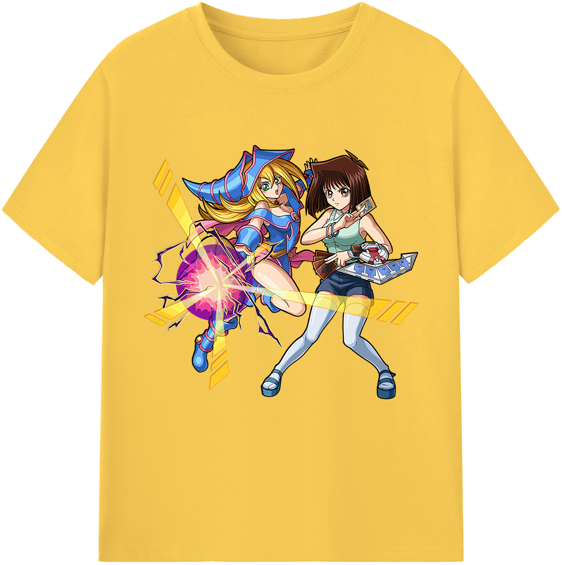 （画像用） 遊☆戯☆王 Yu-Gi-Oh! 綿100％半袖Tシャツ（フロントプリント）