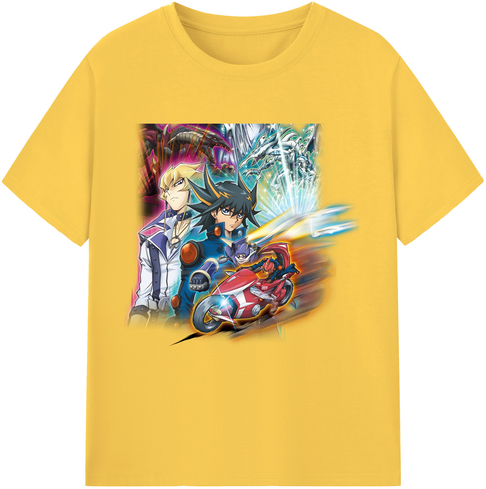 （画像用） 遊☆戯☆王 Yu-Gi-Oh! 綿100％半袖Tシャツ（フロントプリント）