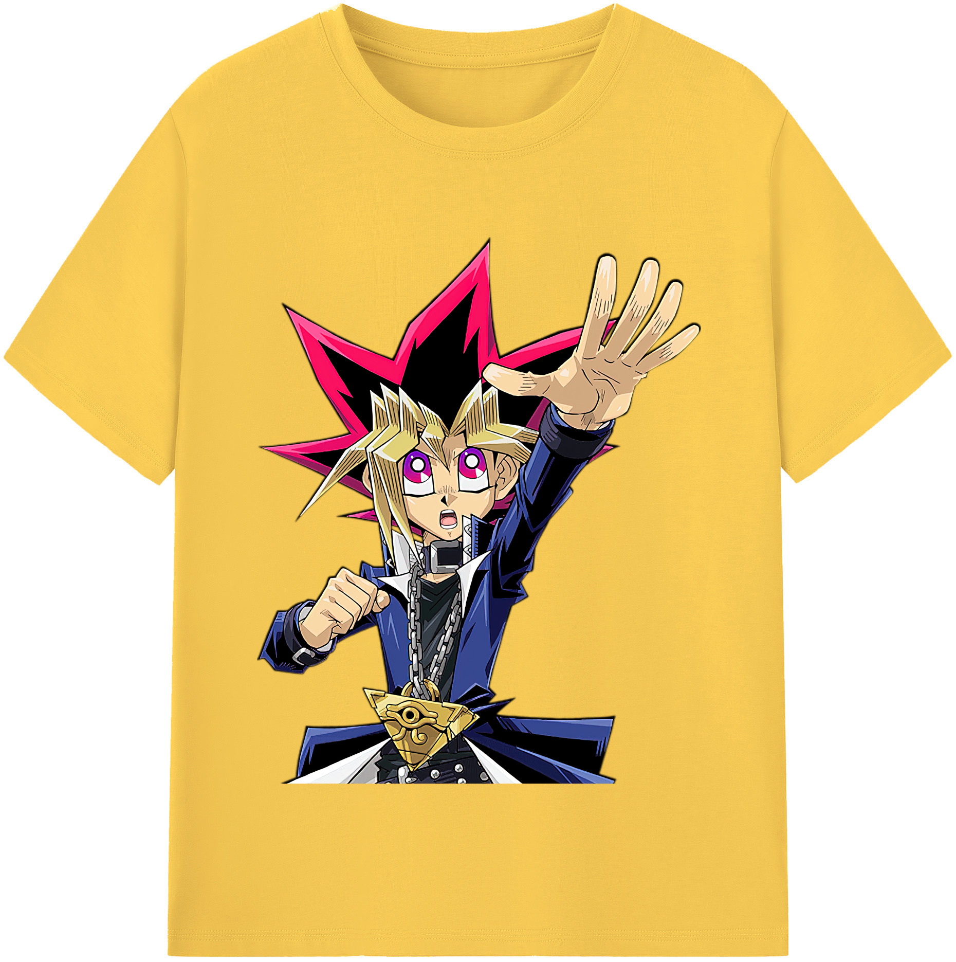 （画像用） 遊☆戯☆王 Yu-Gi-Oh! 綿100％半袖Tシャツ（フロントプリント）