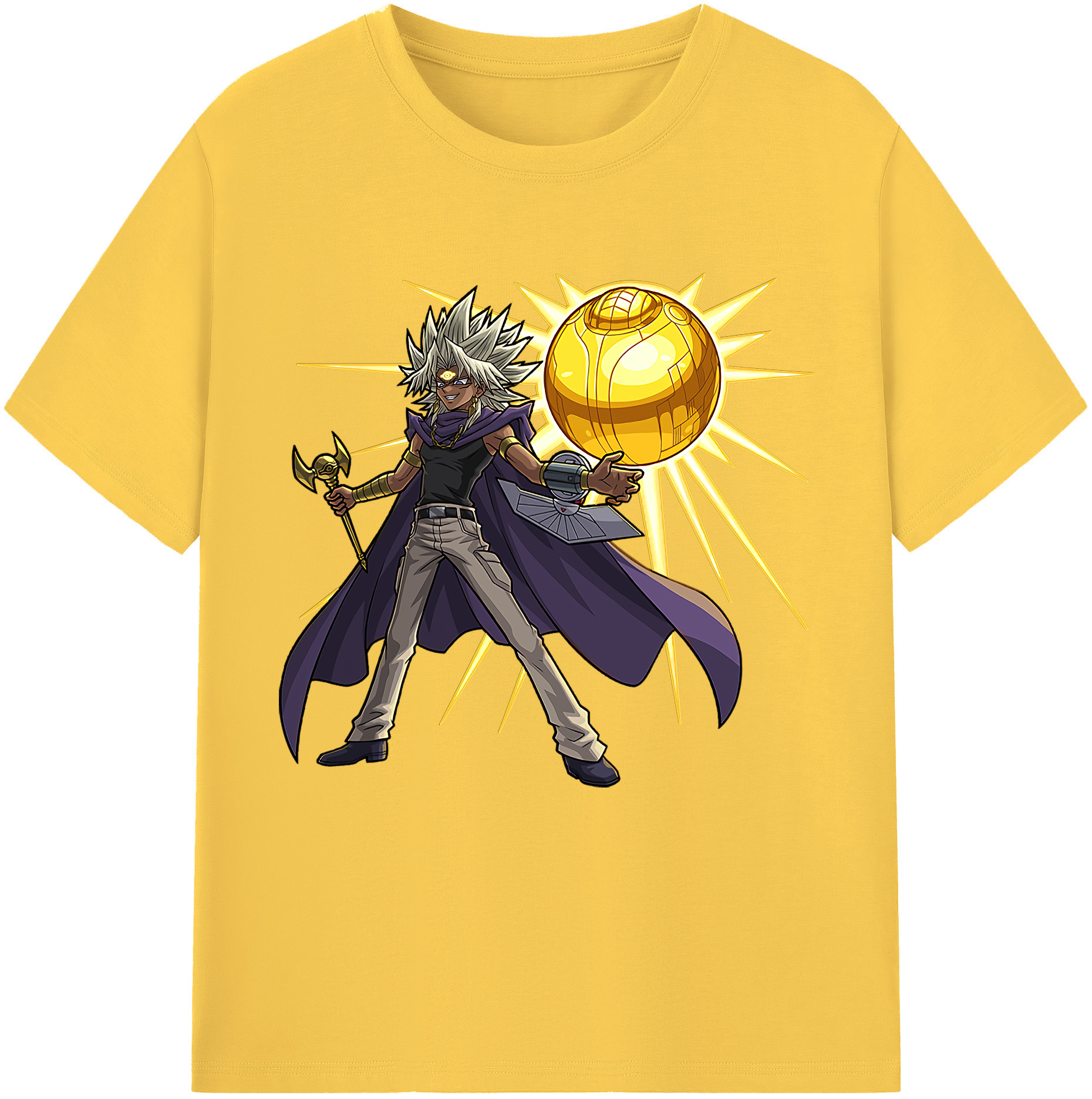 （画像用） 遊☆戯☆王 Yu-Gi-Oh! 綿100％半袖Tシャツ（フロントプリント）