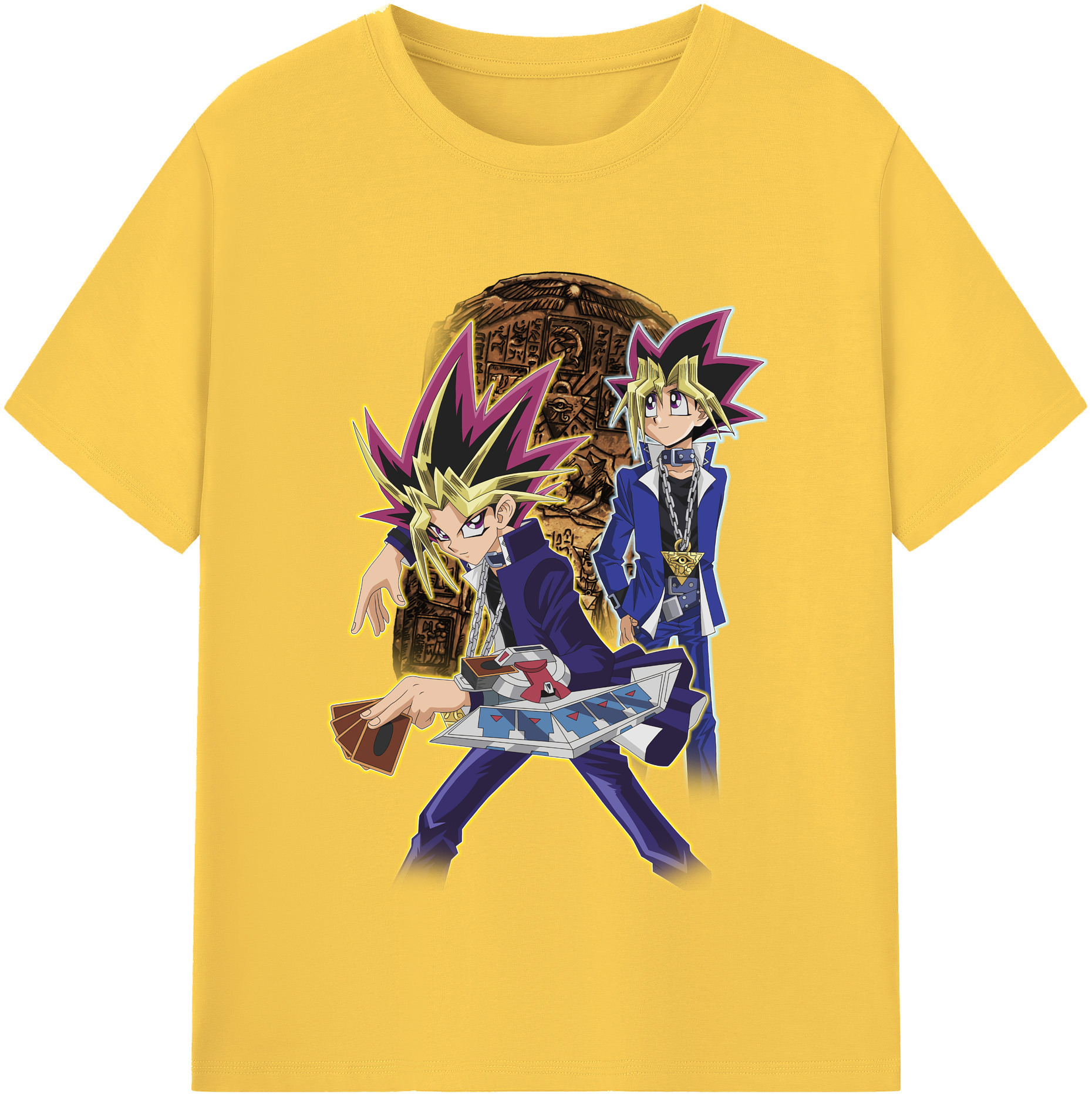 （画像用） 遊☆戯☆王 Yu-Gi-Oh! 綿100％半袖Tシャツ（フロントプリント）