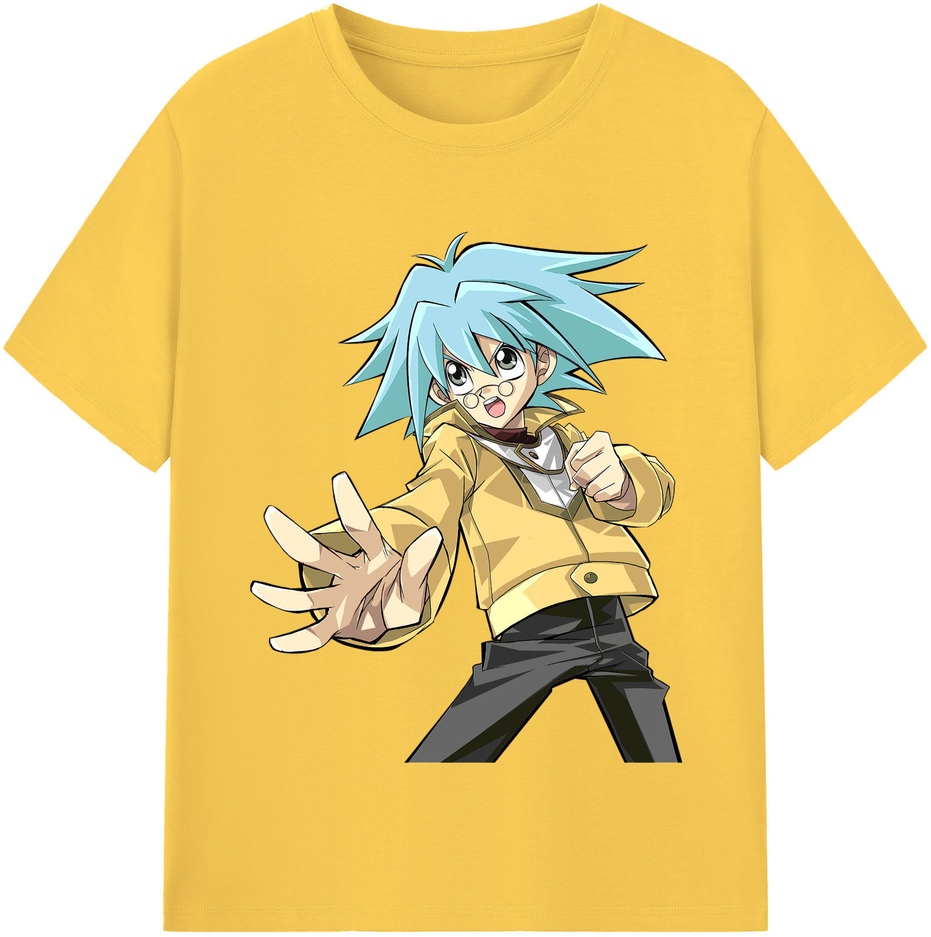 （画像用） 遊☆戯☆王 Yu-Gi-Oh! 綿100％半袖Tシャツ（フロントプリント）