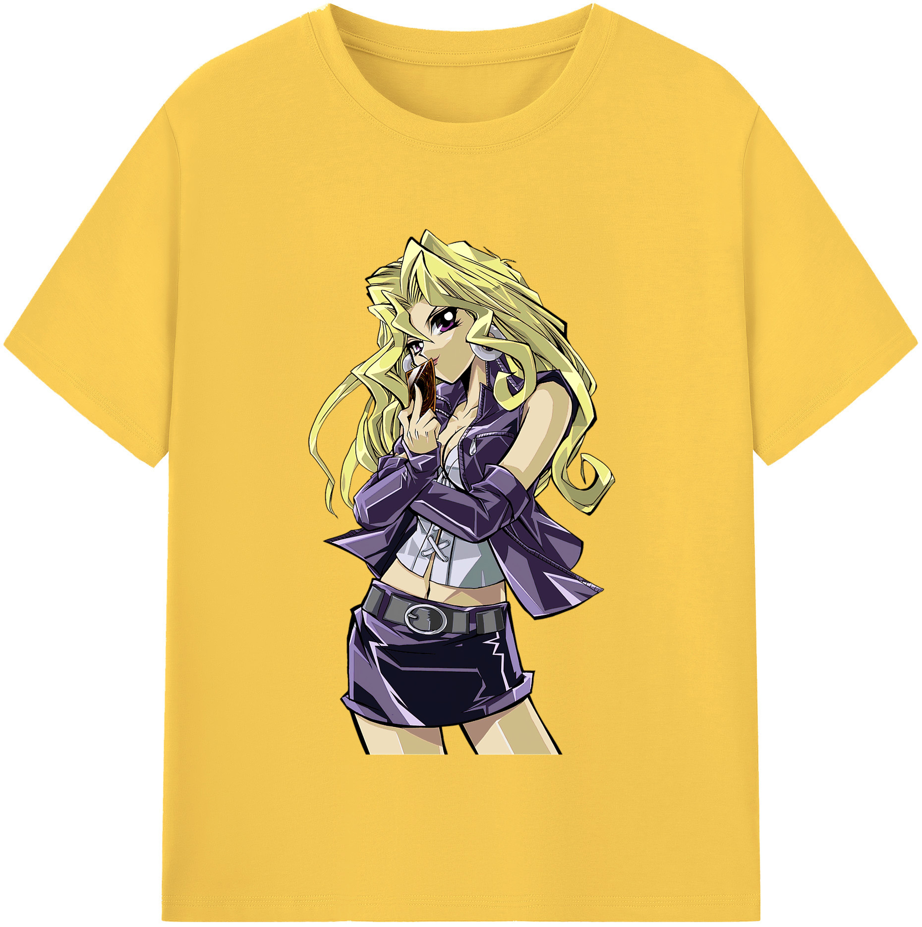 （画像用） 遊☆戯☆王 Yu-Gi-Oh! 綿100％半袖Tシャツ（フロントプリント）